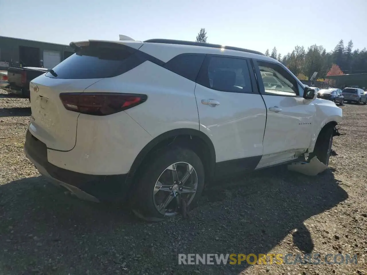 3 Photograph of a damaged car 3GNKBJR45RS163643 CHEVROLET BLAZER 2024