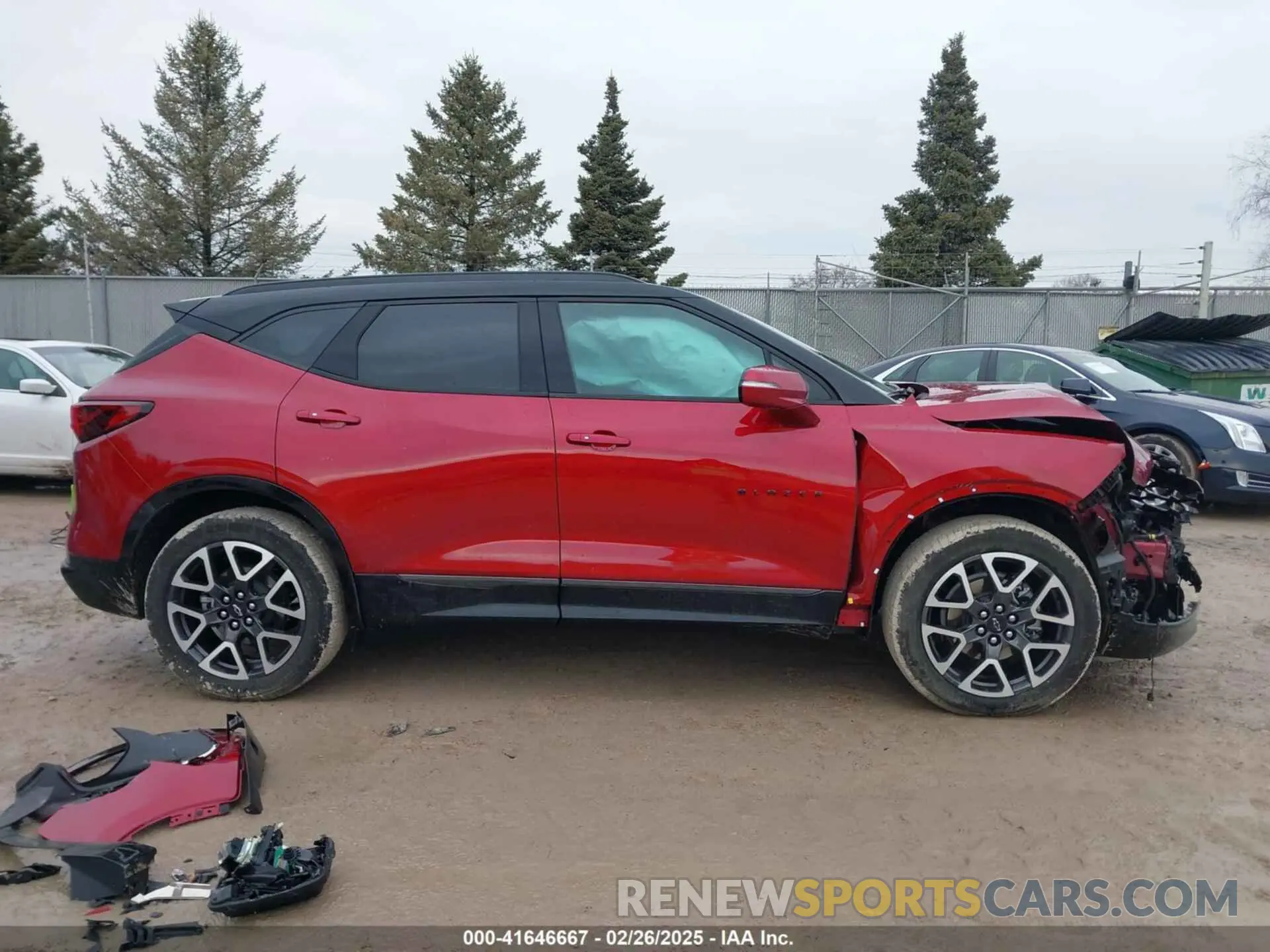 14 Фотография поврежденного автомобиля 3GNKBKRS1RS219856 CHEVROLET BLAZER 2024