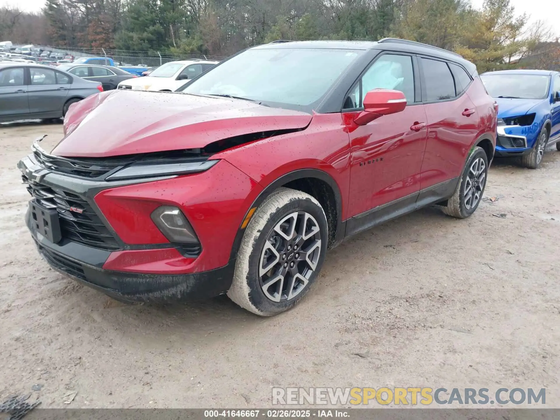 2 Фотография поврежденного автомобиля 3GNKBKRS1RS219856 CHEVROLET BLAZER 2024
