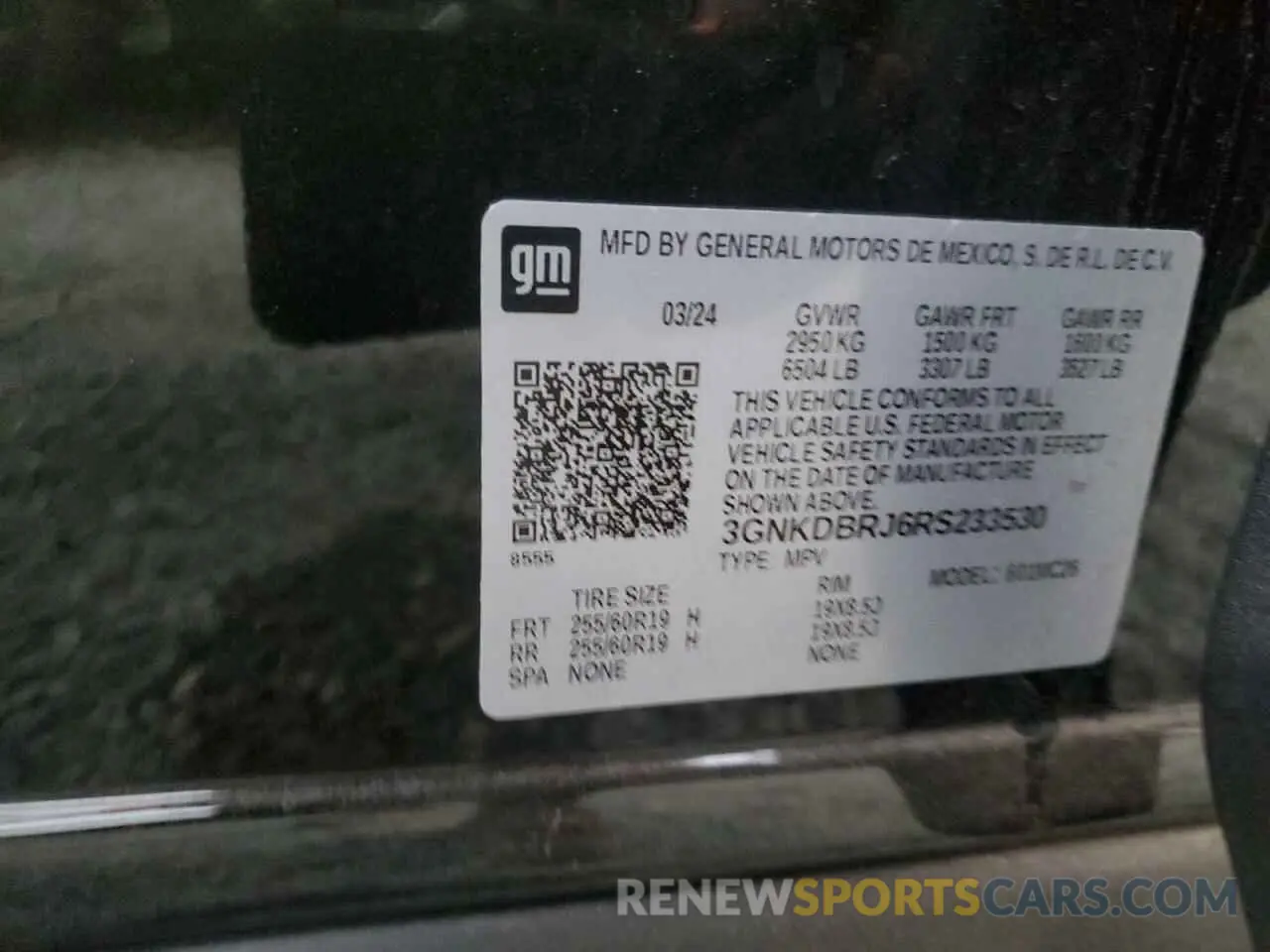13 Фотография поврежденного автомобиля 3GNKDBRJ6RS233530 CHEVROLET BLAZER 2024
