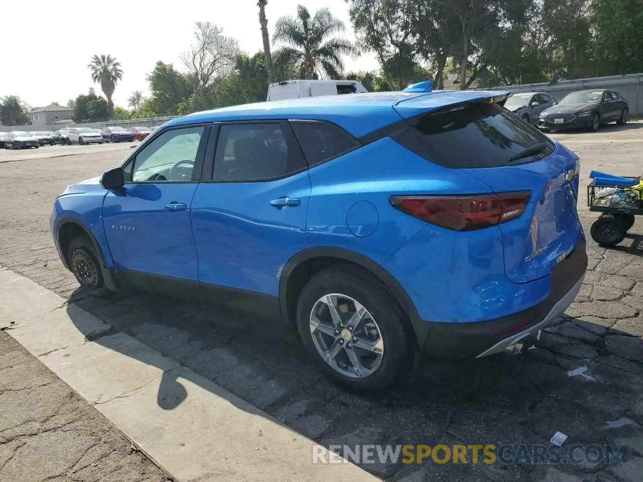 2 Photograph of a damaged car 3GNKBCR49SS159175 CHEVROLET BLAZER 2025