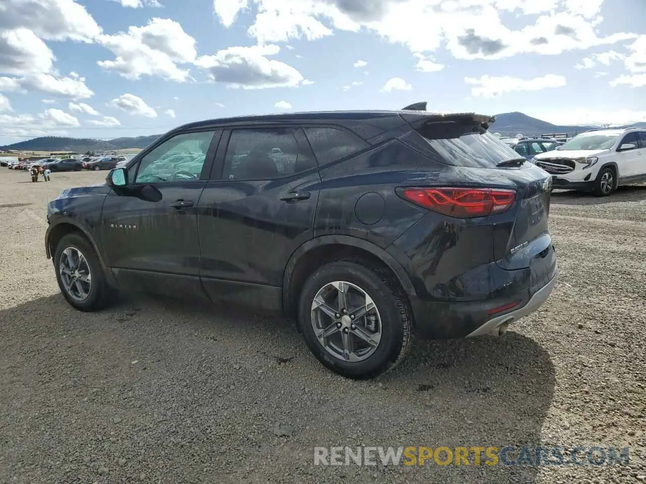 2 Photograph of a damaged car 3GNKBHR48SS145667 CHEVROLET BLAZER 2025