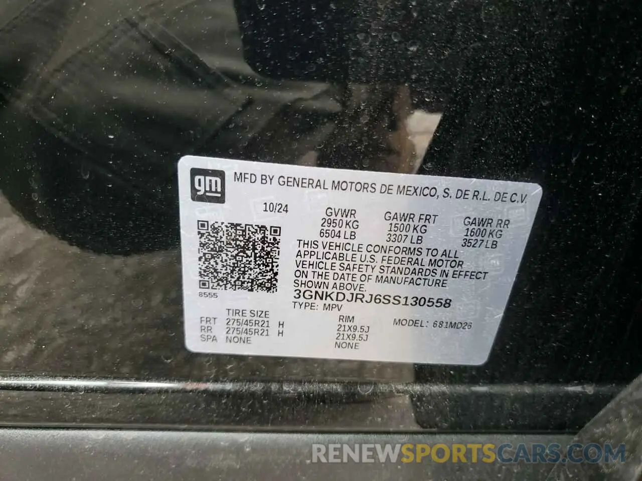 12 Фотография поврежденного автомобиля 3GNKDJRJ6SS130558 CHEVROLET BLAZER 2025