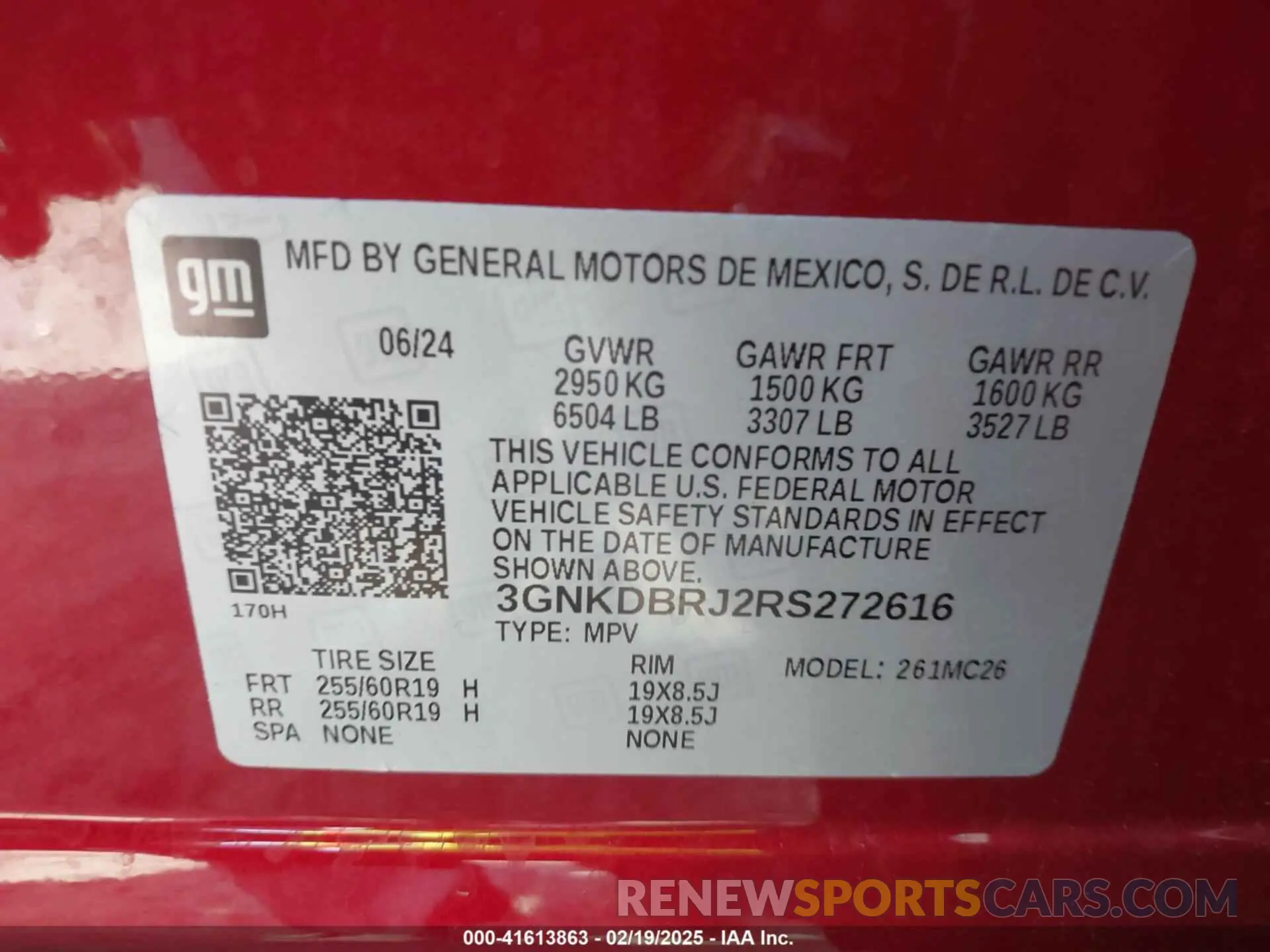 9 Photograph of a damaged car 3GNKDBRJ2RS272616 CHEVROLET BLAZER EV 2024