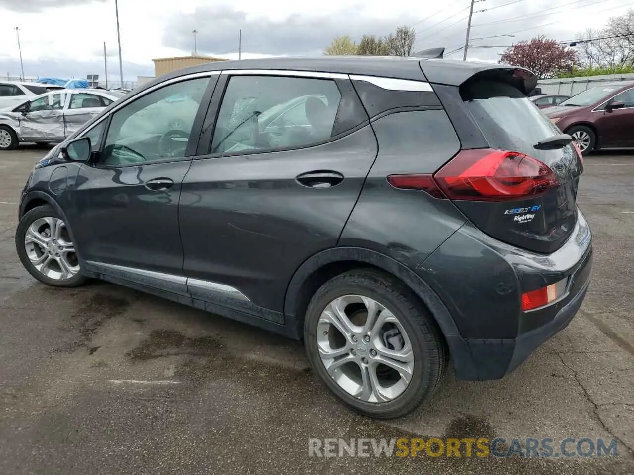 2 Photograph of a damaged car 1G1FW6S02L4125242 CHEVROLET BOLT 2020
