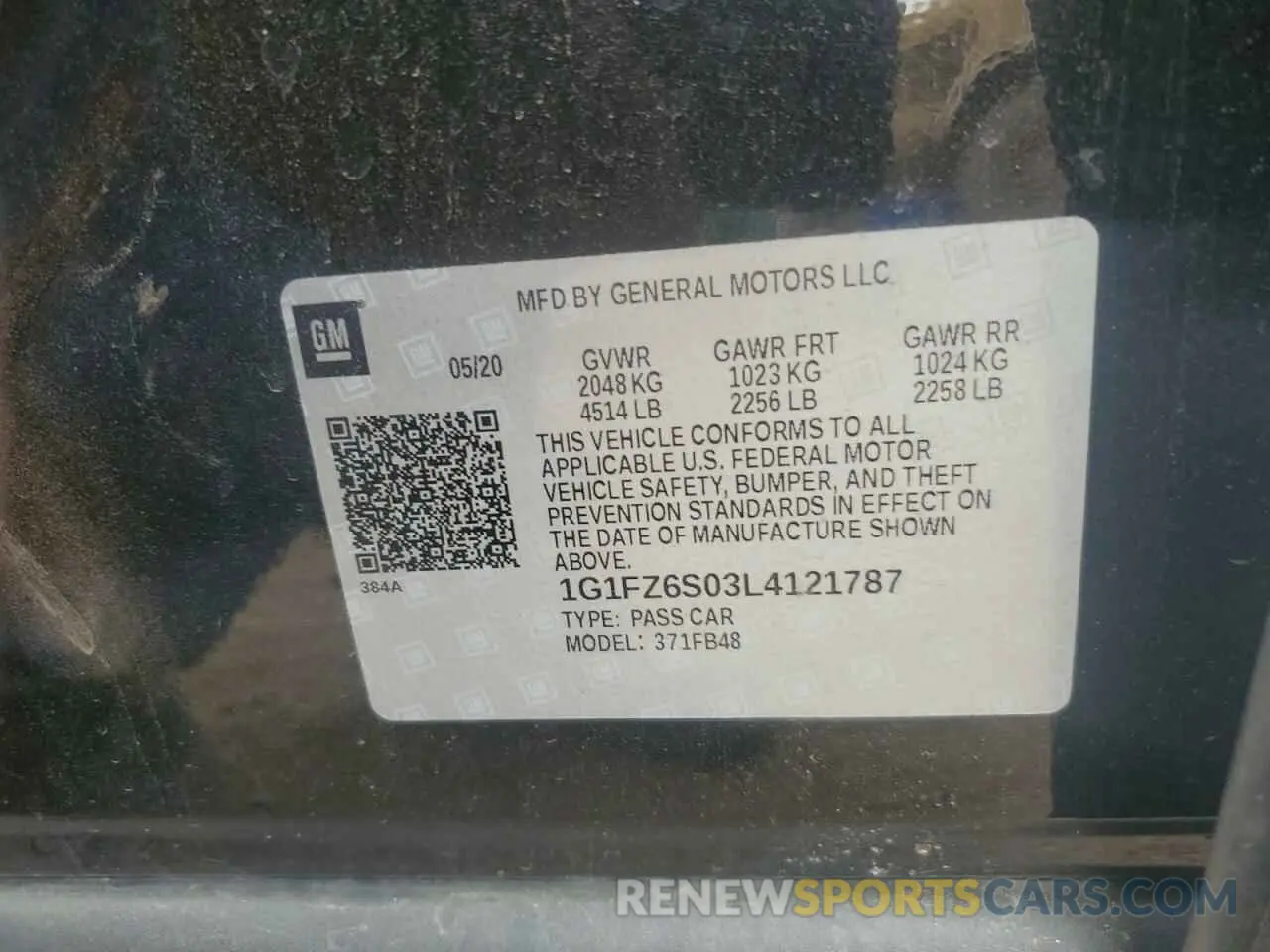 12 Фотография поврежденного автомобиля 1G1FZ6S03L4121787 CHEVROLET BOLT 2020
