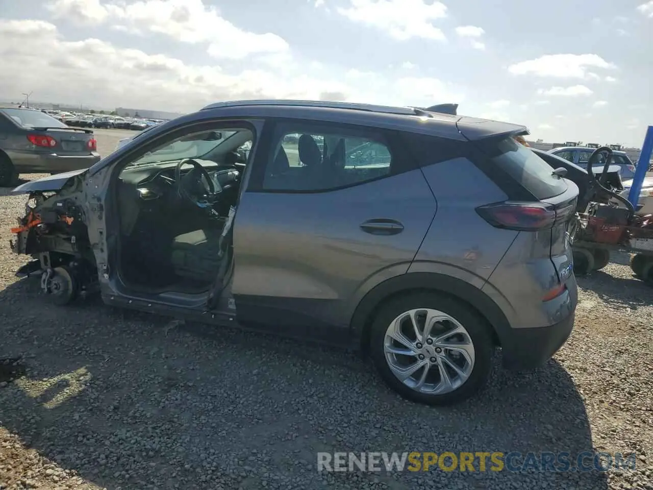 2 Photograph of a damaged car 1G1FY6S04N4135302 CHEVROLET BOLT 2022