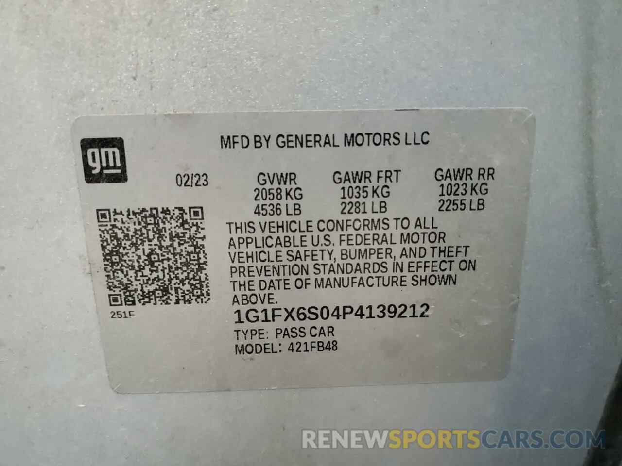 12 Photograph of a damaged car 1G1FX6S04P4139212 CHEVROLET BOLT 2023