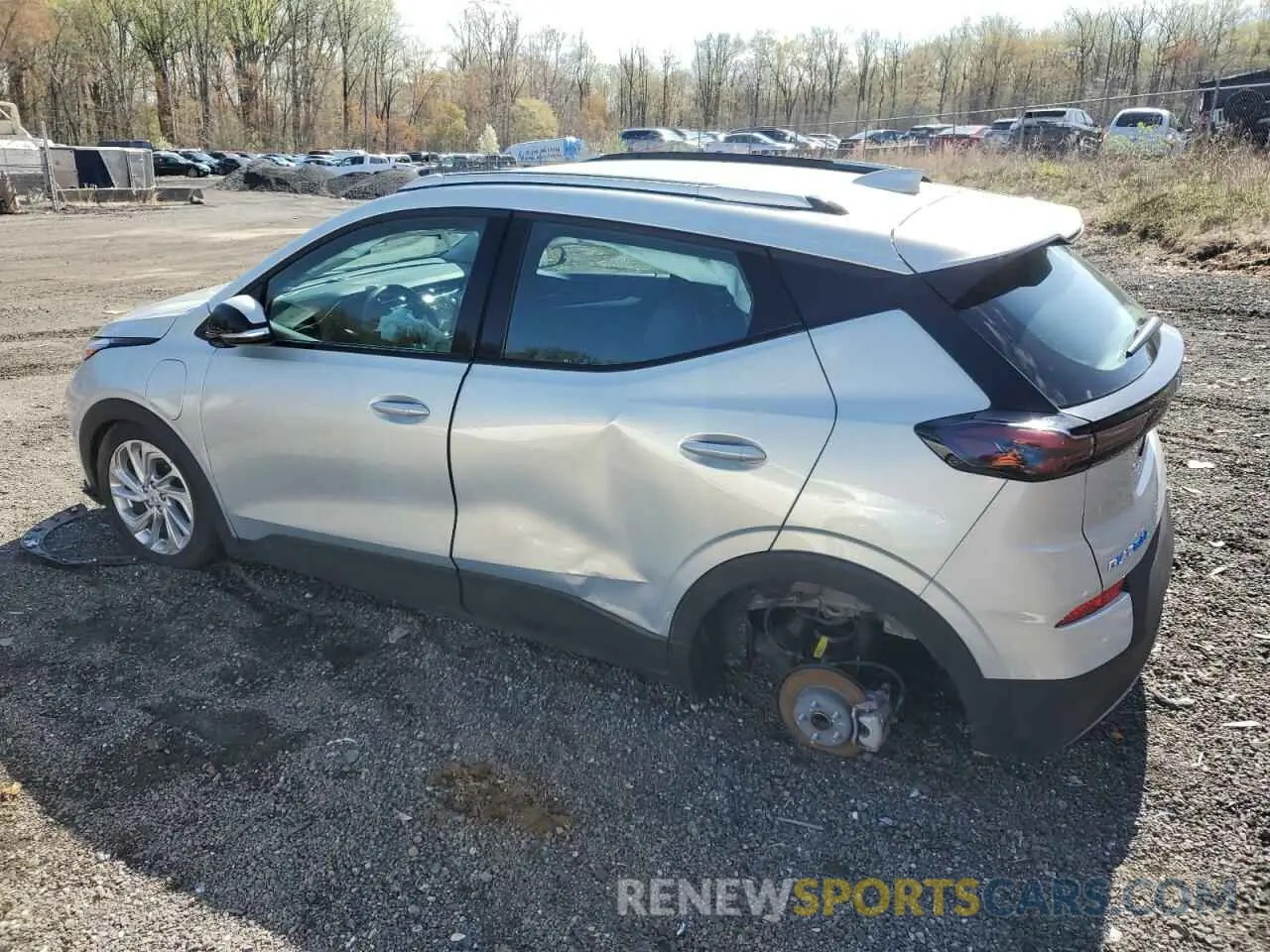 2 Photograph of a damaged car 1G1FY6S01P4148432 CHEVROLET BOLT 2023