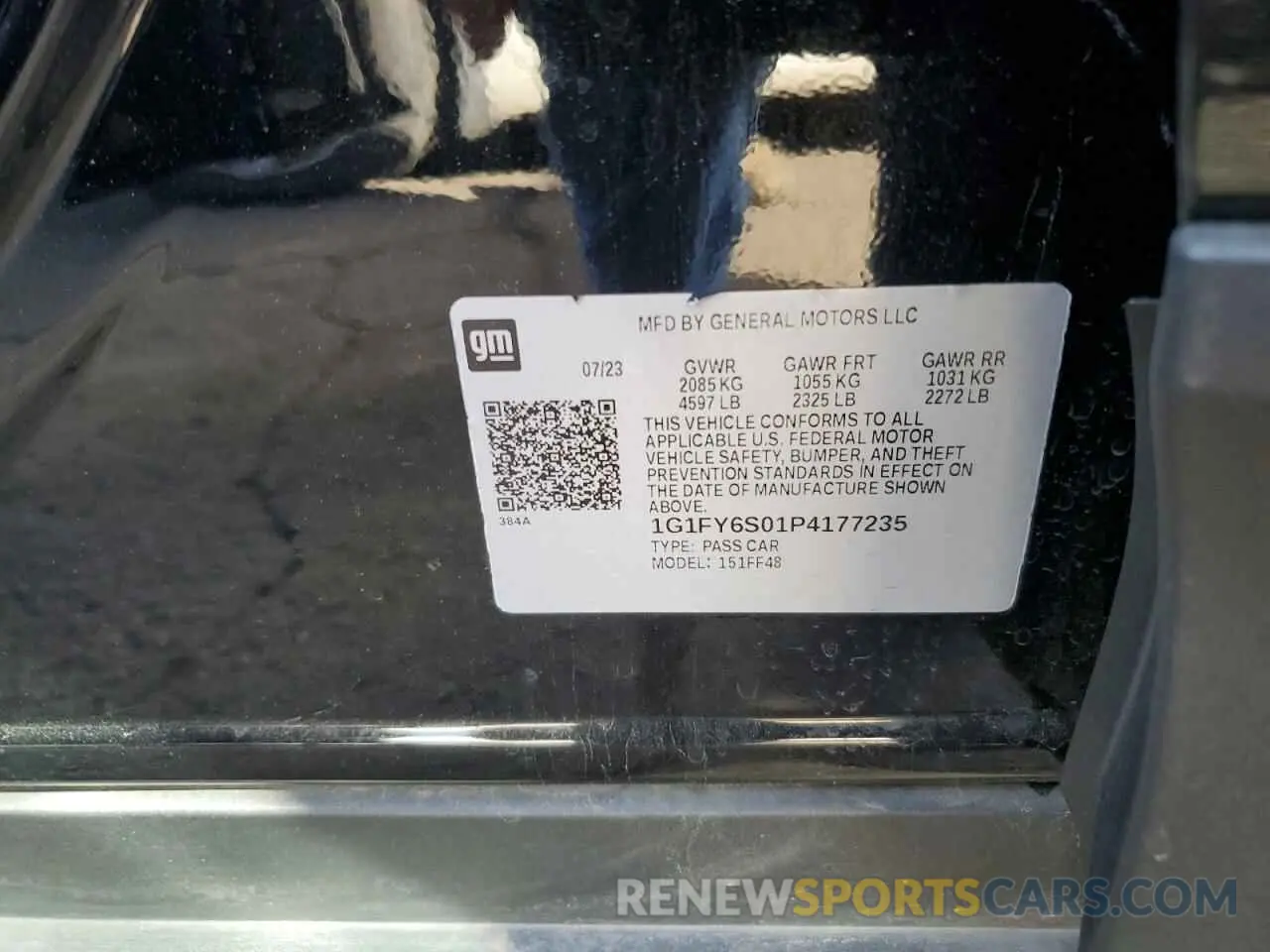 16 Фотография поврежденного автомобиля 1G1FY6S01P4177235 CHEVROLET BOLT 2023