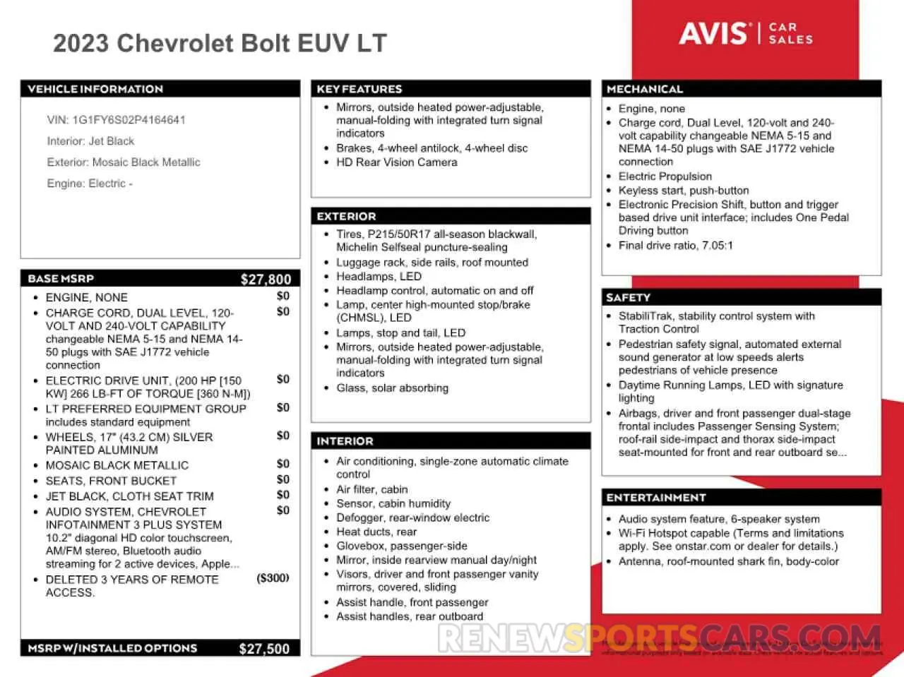 13 Photograph of a damaged car 1G1FY6S02P4164641 CHEVROLET BOLT 2023