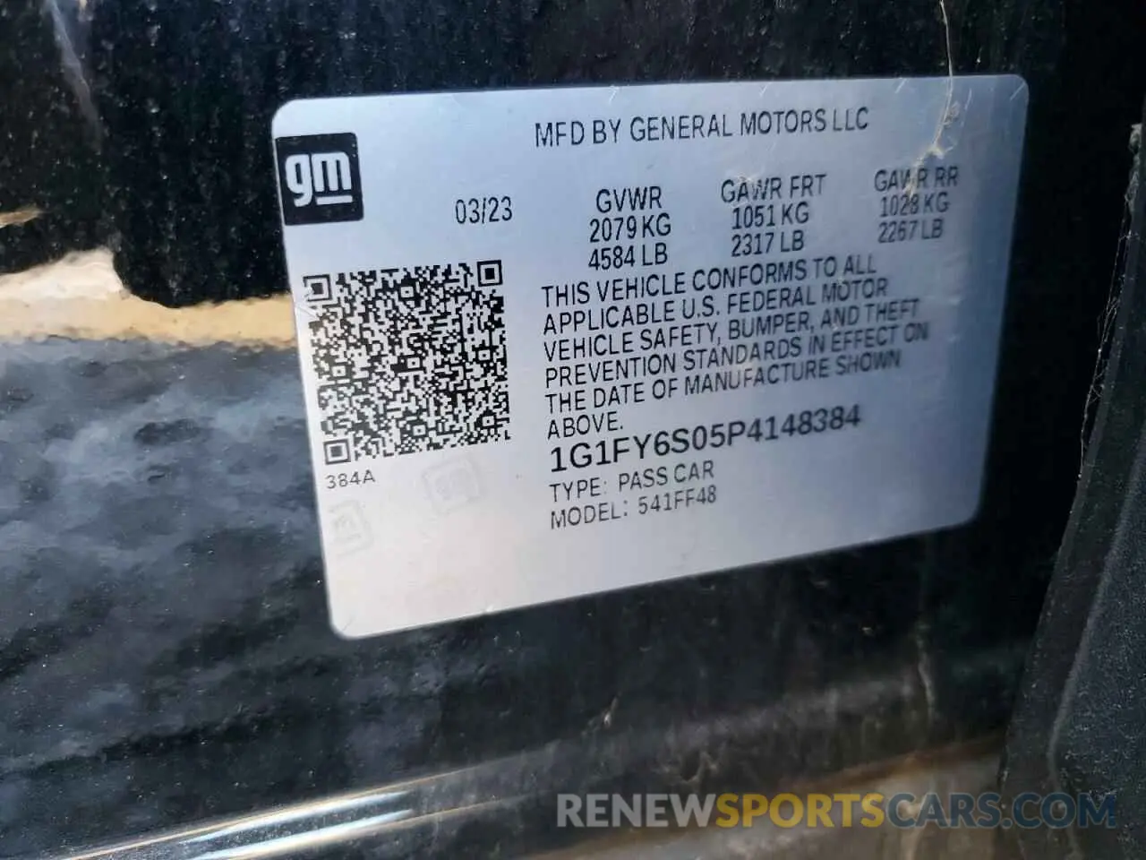 12 Фотография поврежденного автомобиля 1G1FY6S05P4148384 CHEVROLET BOLT 2023