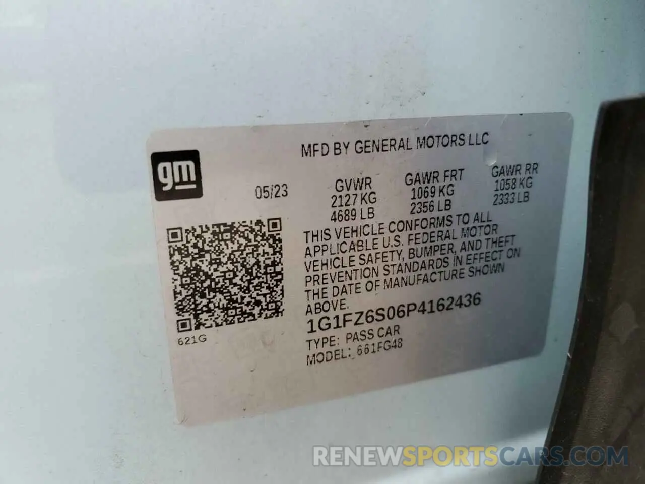 15 Photograph of a damaged car 1G1FZ6S06P4162436 CHEVROLET BOLT 2023