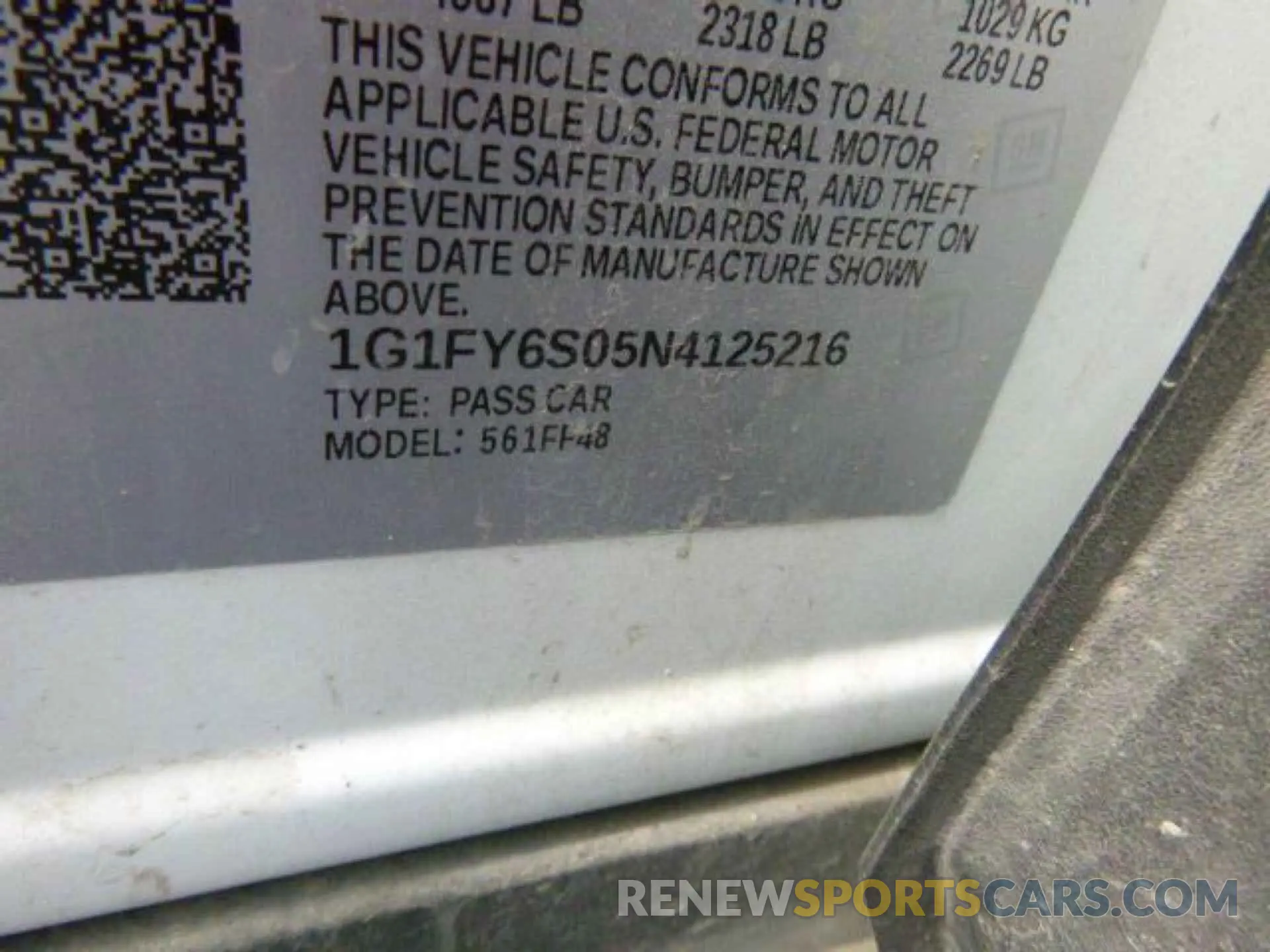 6 Фотография поврежденного автомобиля 1G1FY6S05N4125216 CHEVROLET BOLT EUV 2022