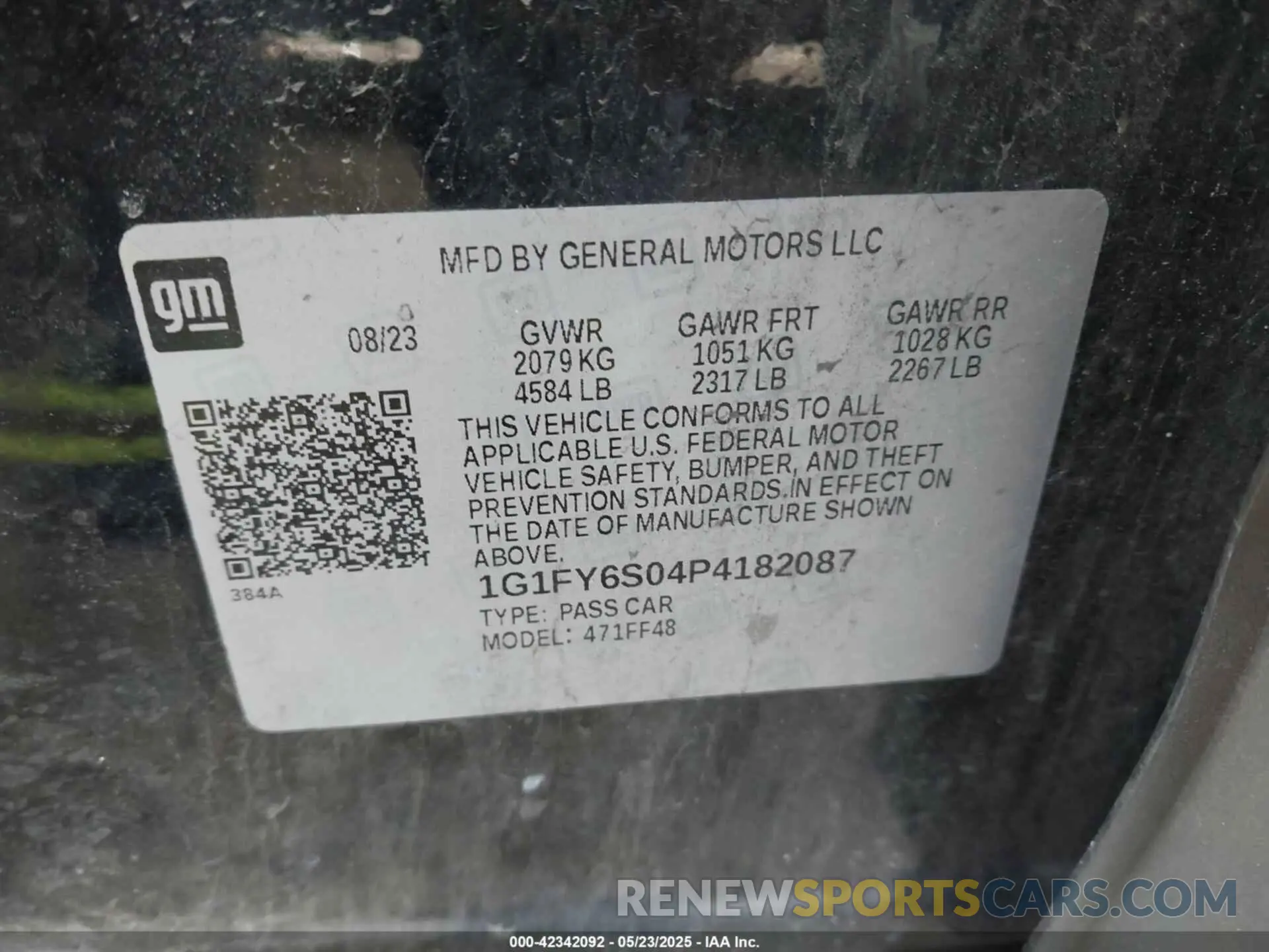 9 Photograph of a damaged car 1G1FY6S04P4182087 CHEVROLET BOLT EUV 2023