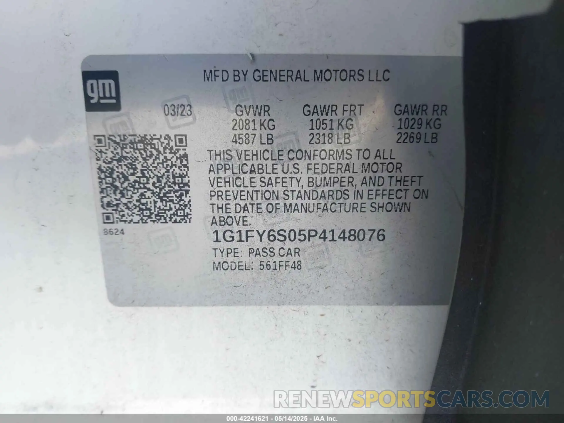 9 Photograph of a damaged car 1G1FY6S05P4148076 CHEVROLET BOLT EUV 2023