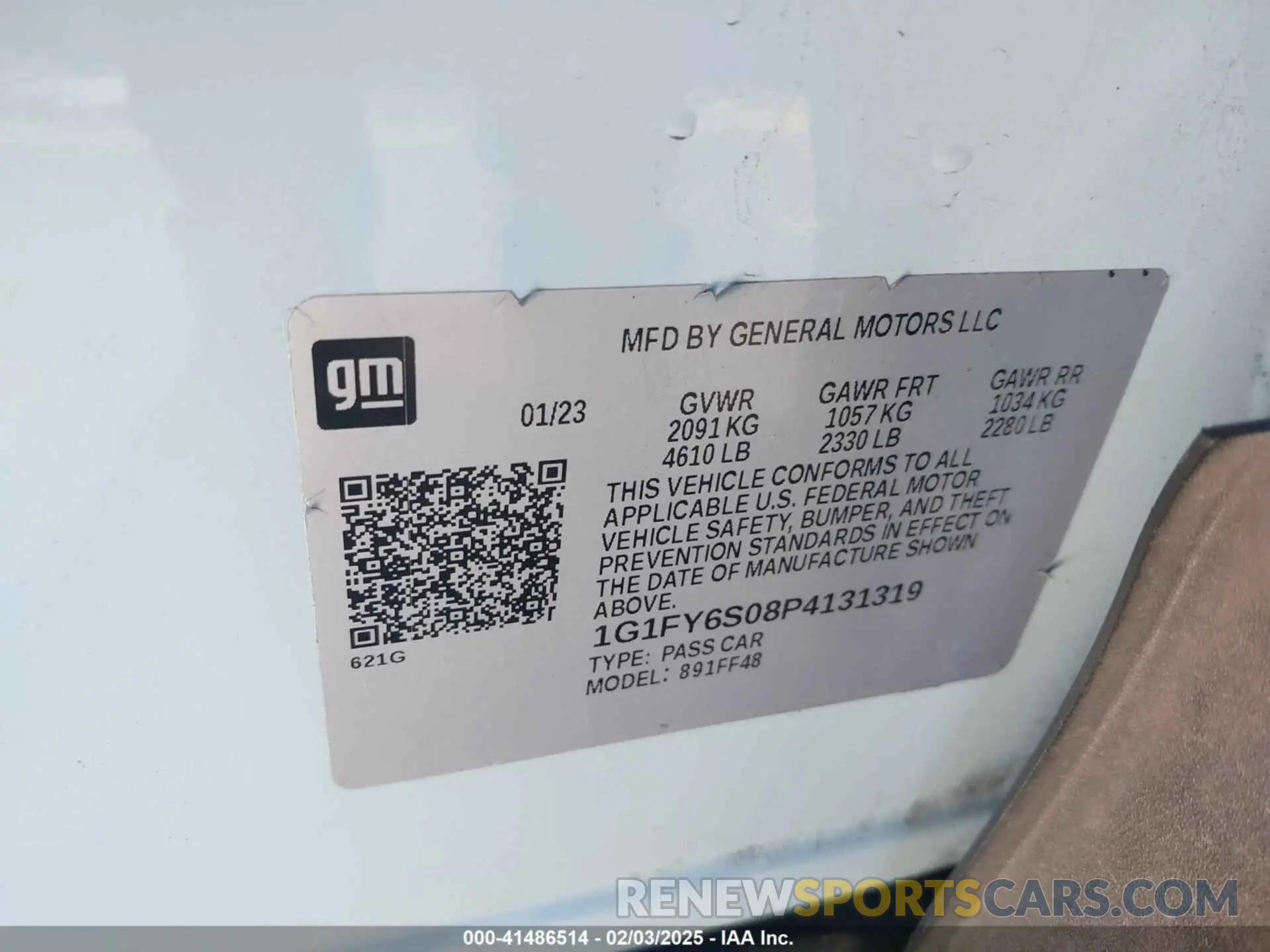 9 Фотография поврежденного автомобиля 1G1FY6S08P4131319 CHEVROLET BOLT EUV 2023