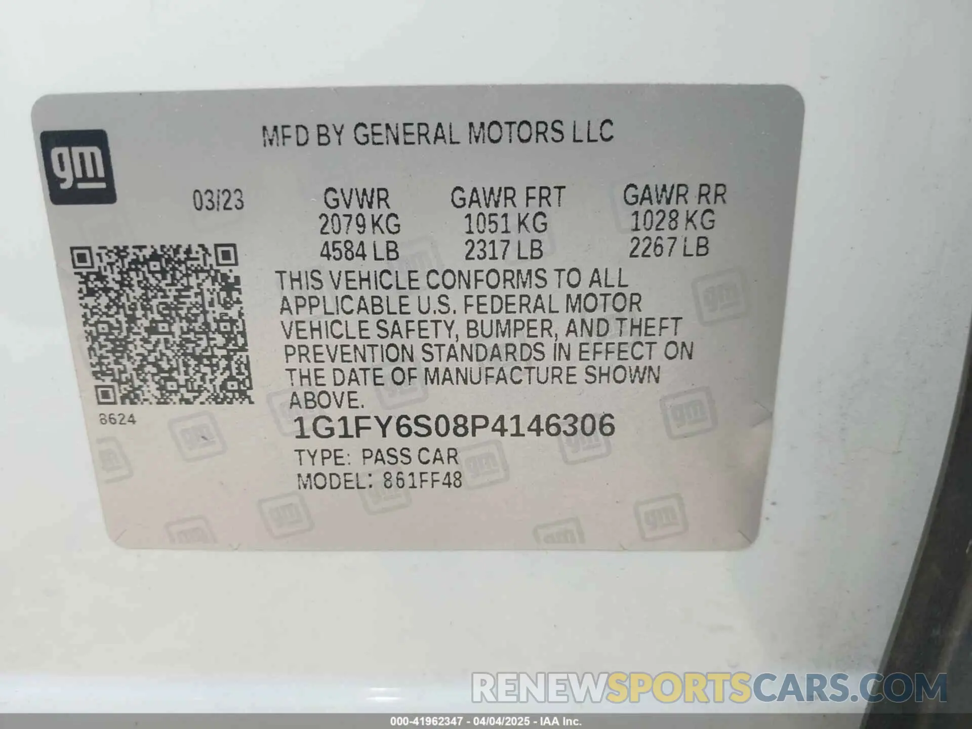 9 Photograph of a damaged car 1G1FY6S08P4146306 CHEVROLET BOLT EUV 2023
