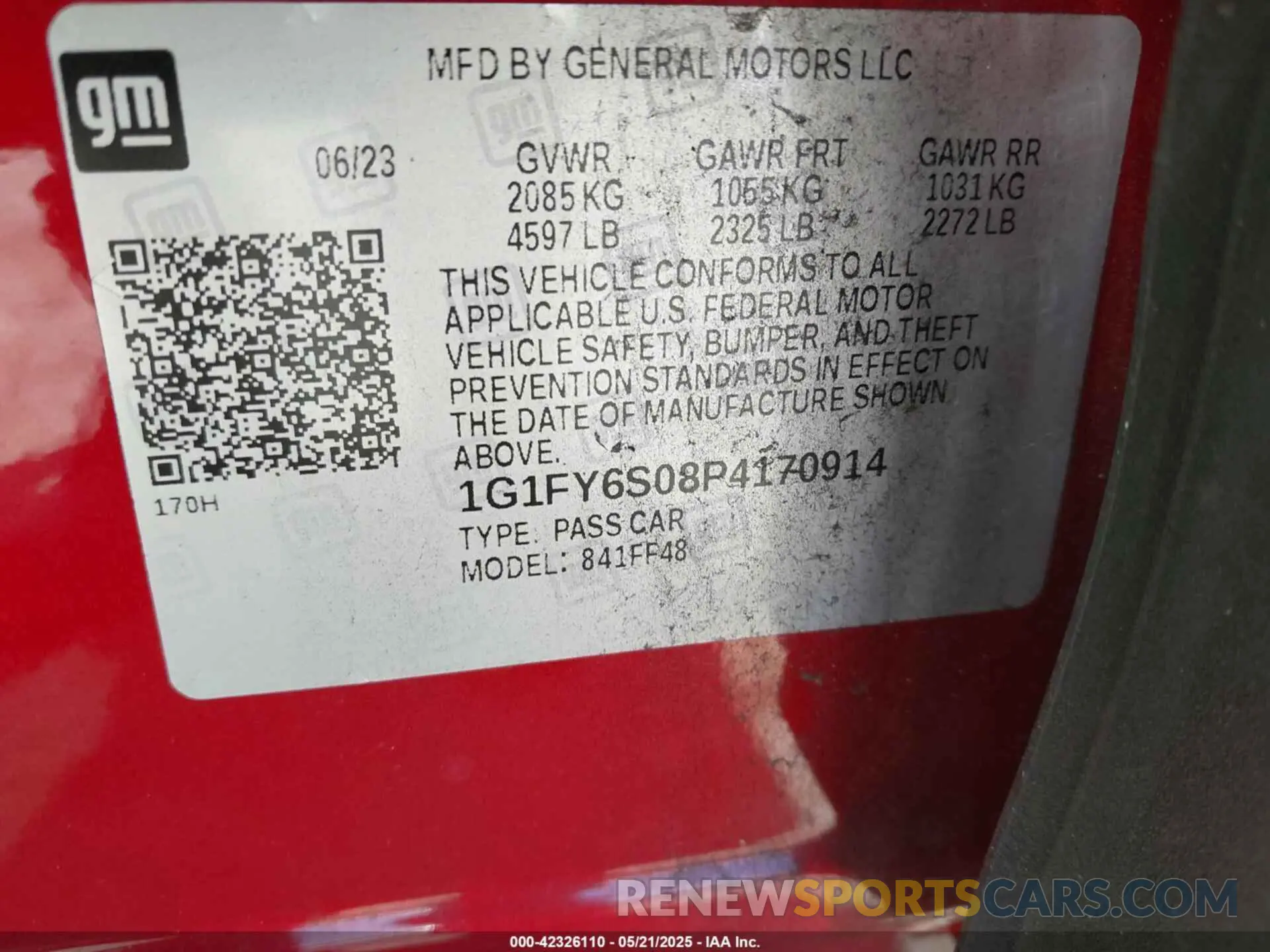 9 Photograph of a damaged car 1G1FY6S08P4170914 CHEVROLET BOLT EUV 2023