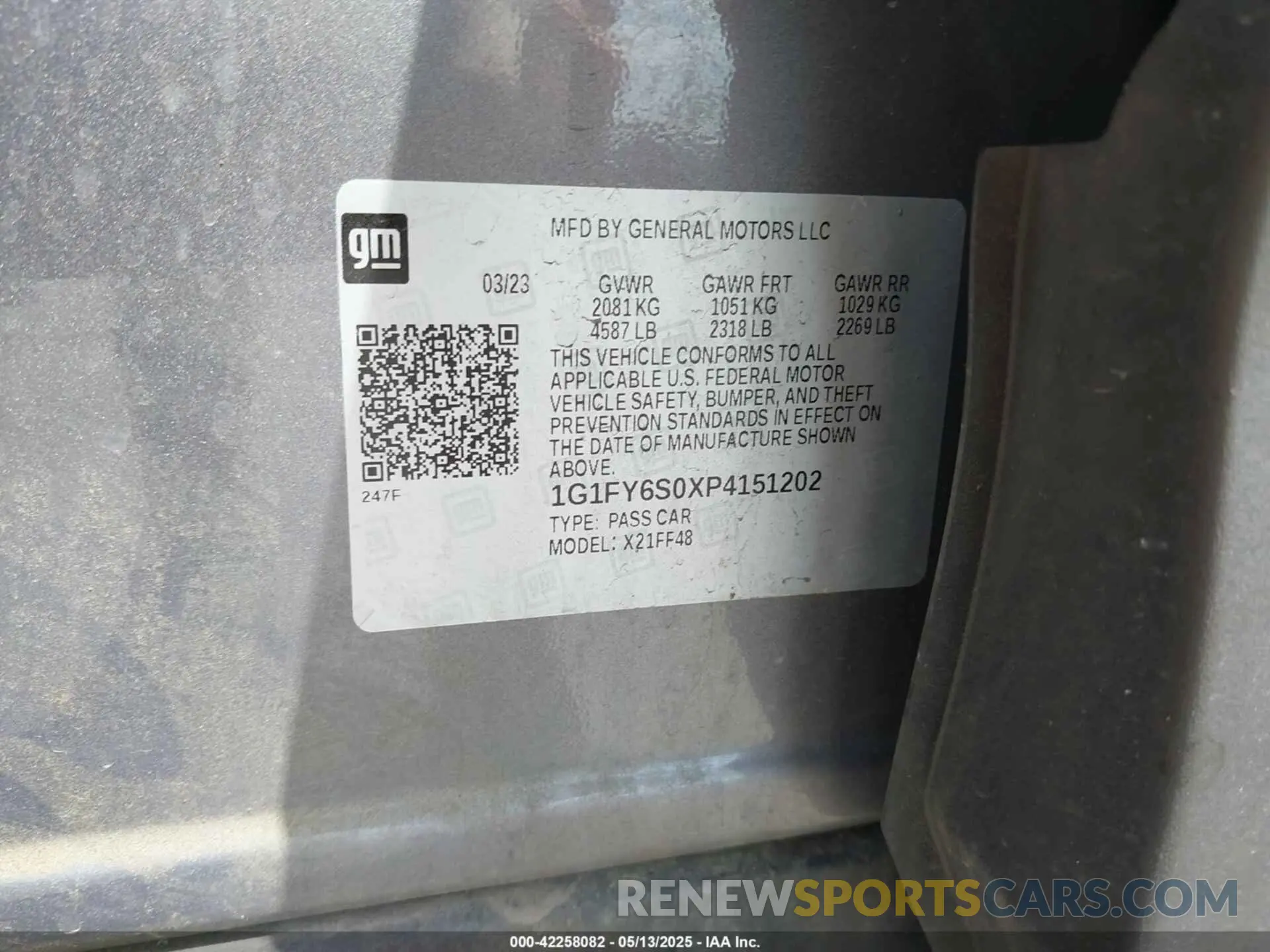 9 Photograph of a damaged car 1G1FY6S0XP4151202 CHEVROLET BOLT EUV 2023