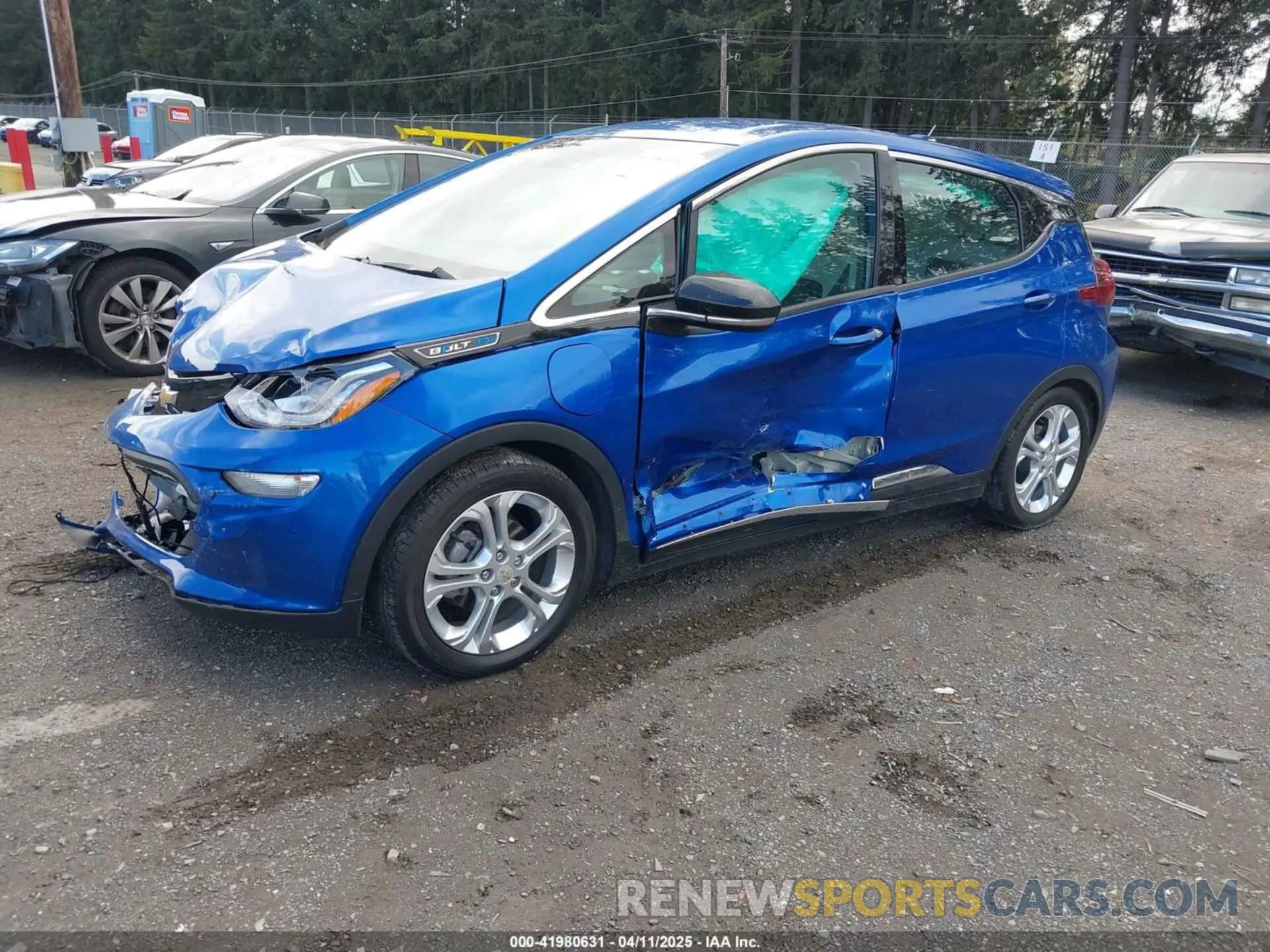 2 Photograph of a damaged car 1G1FY6S08K4129224 CHEVROLET BOLT EV 2019