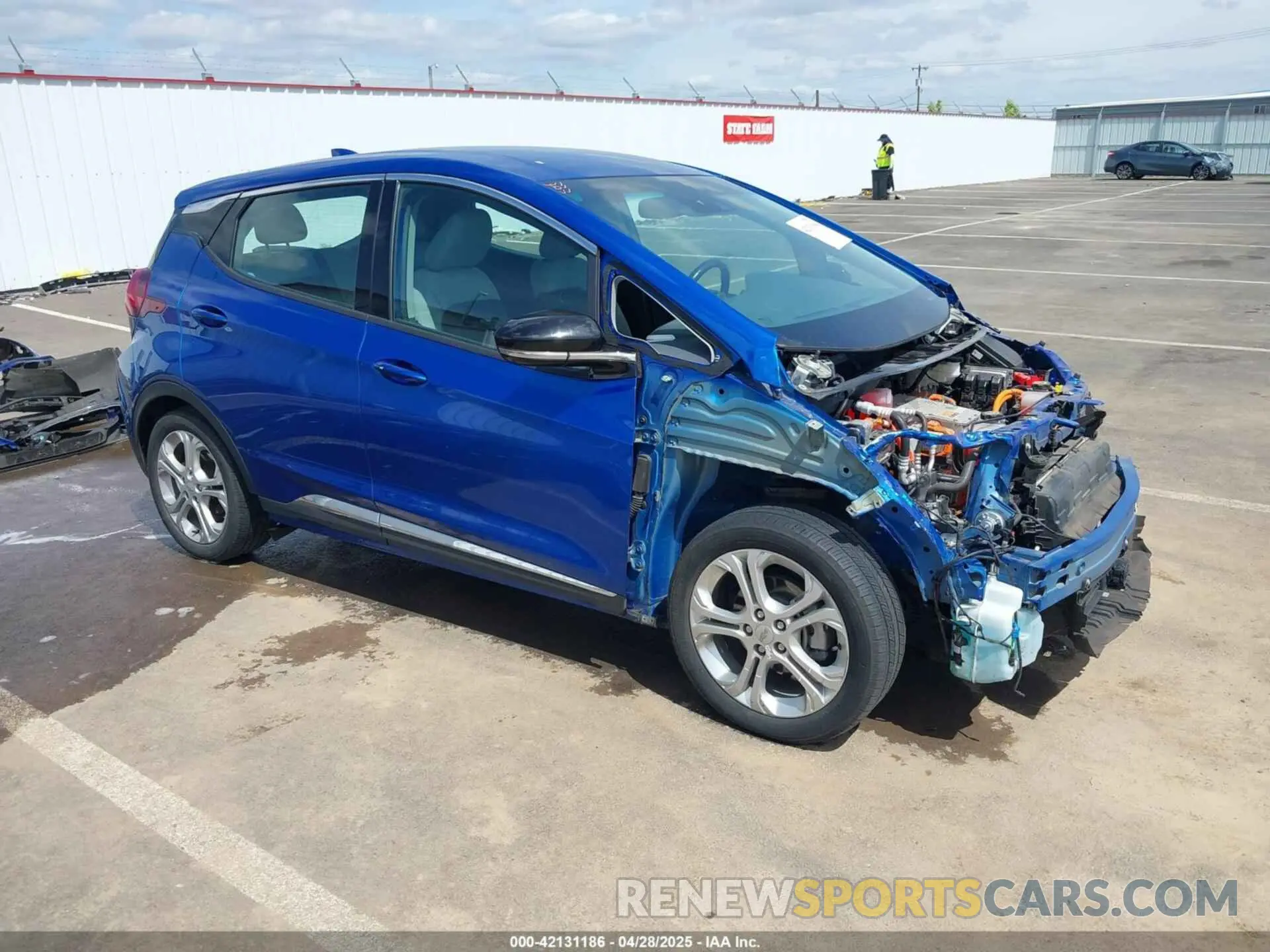 1 Photograph of a damaged car 1G1FY6S00L4119496 CHEVROLET BOLT EV 2020