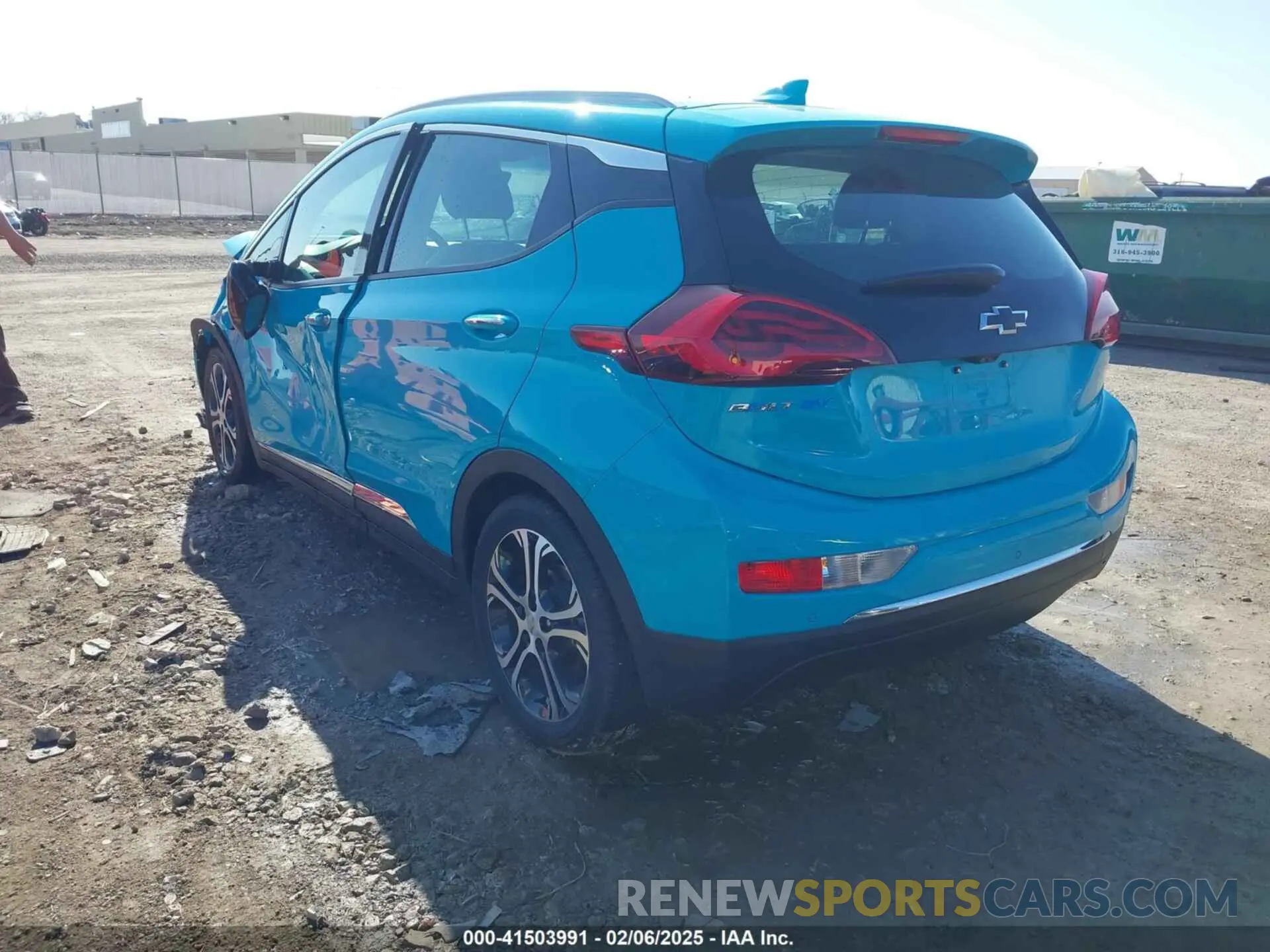 3 Photograph of a damaged car 1G1FZ6S0XL4121012 CHEVROLET BOLT EV 2020