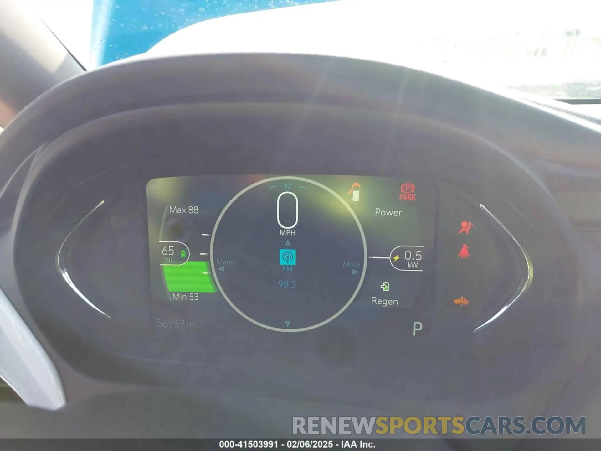 7 Photograph of a damaged car 1G1FZ6S0XL4121012 CHEVROLET BOLT EV 2020