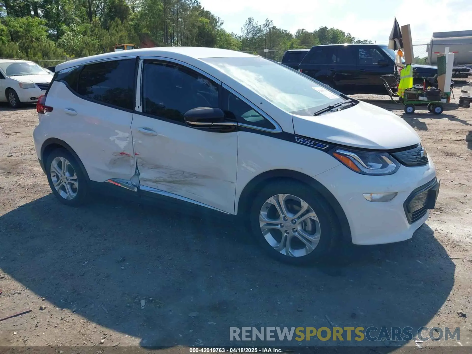 1 Photograph of a damaged car 1G1FY6S08M4113494 CHEVROLET BOLT EV 2021