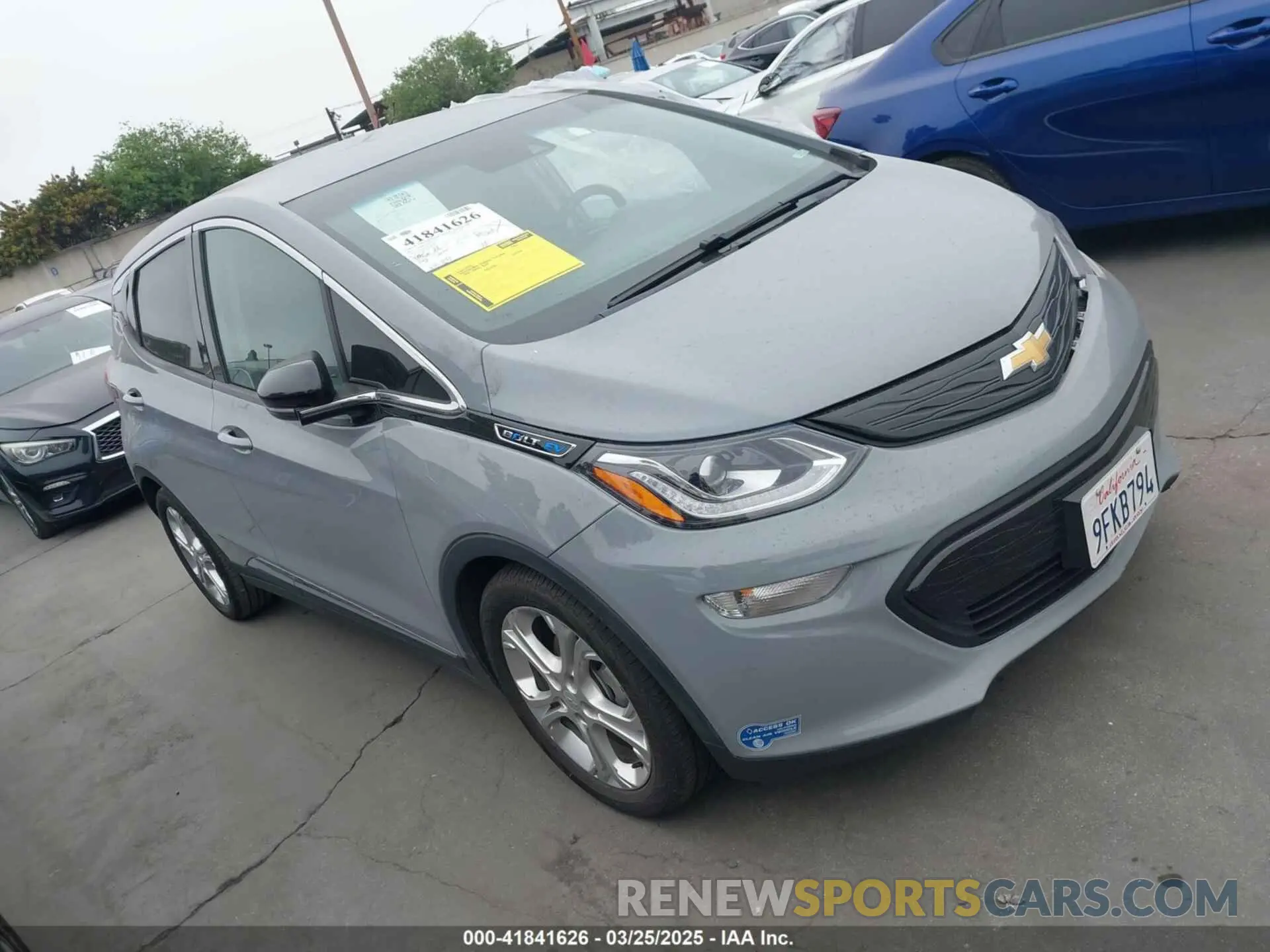 1 Фотография поврежденного автомобиля 1G1FY6S09M4106389 CHEVROLET BOLT EV 2021