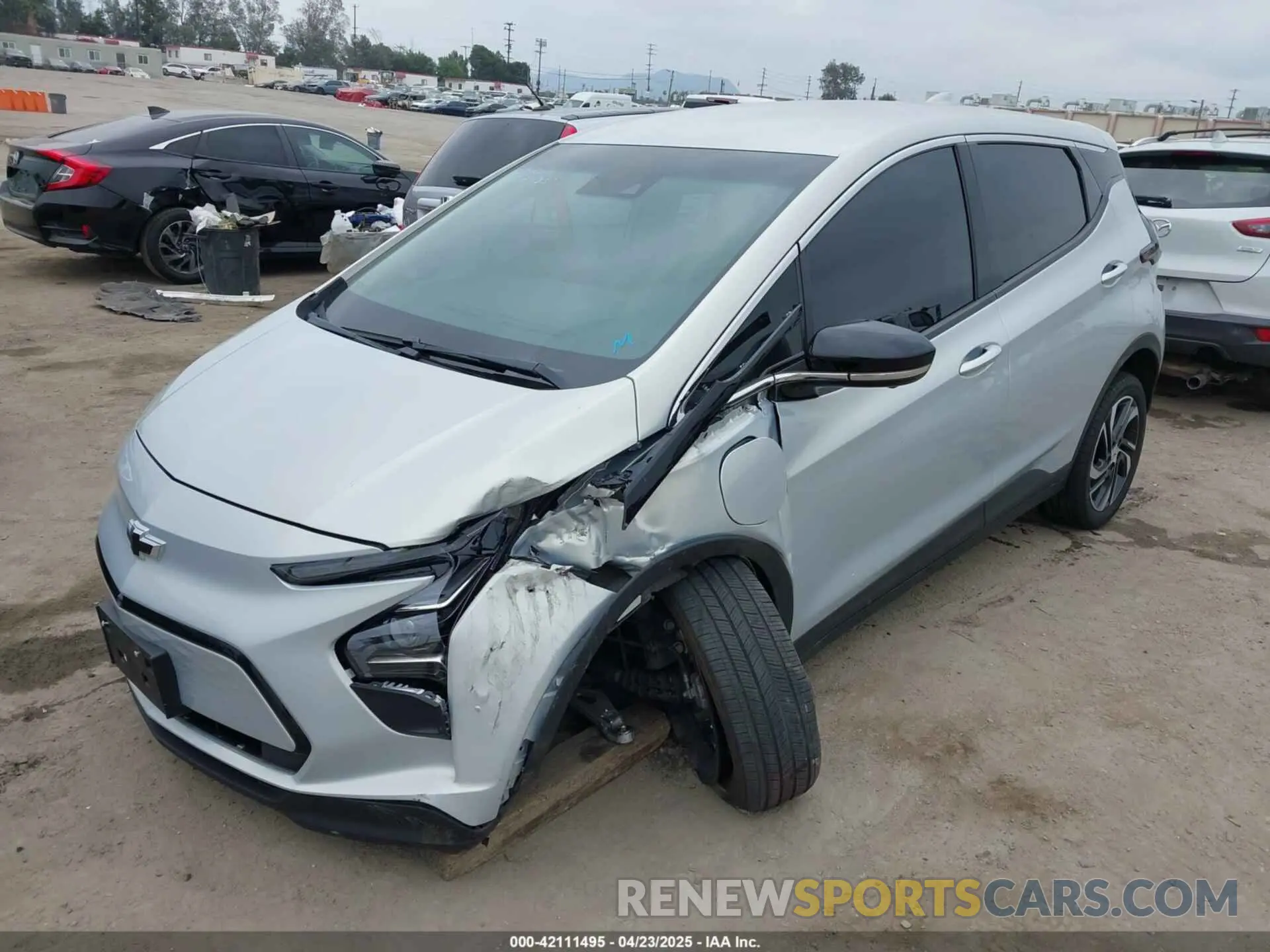 2 Photograph of a damaged car 1G1FX6S07N4101406 CHEVROLET BOLT EV 2022