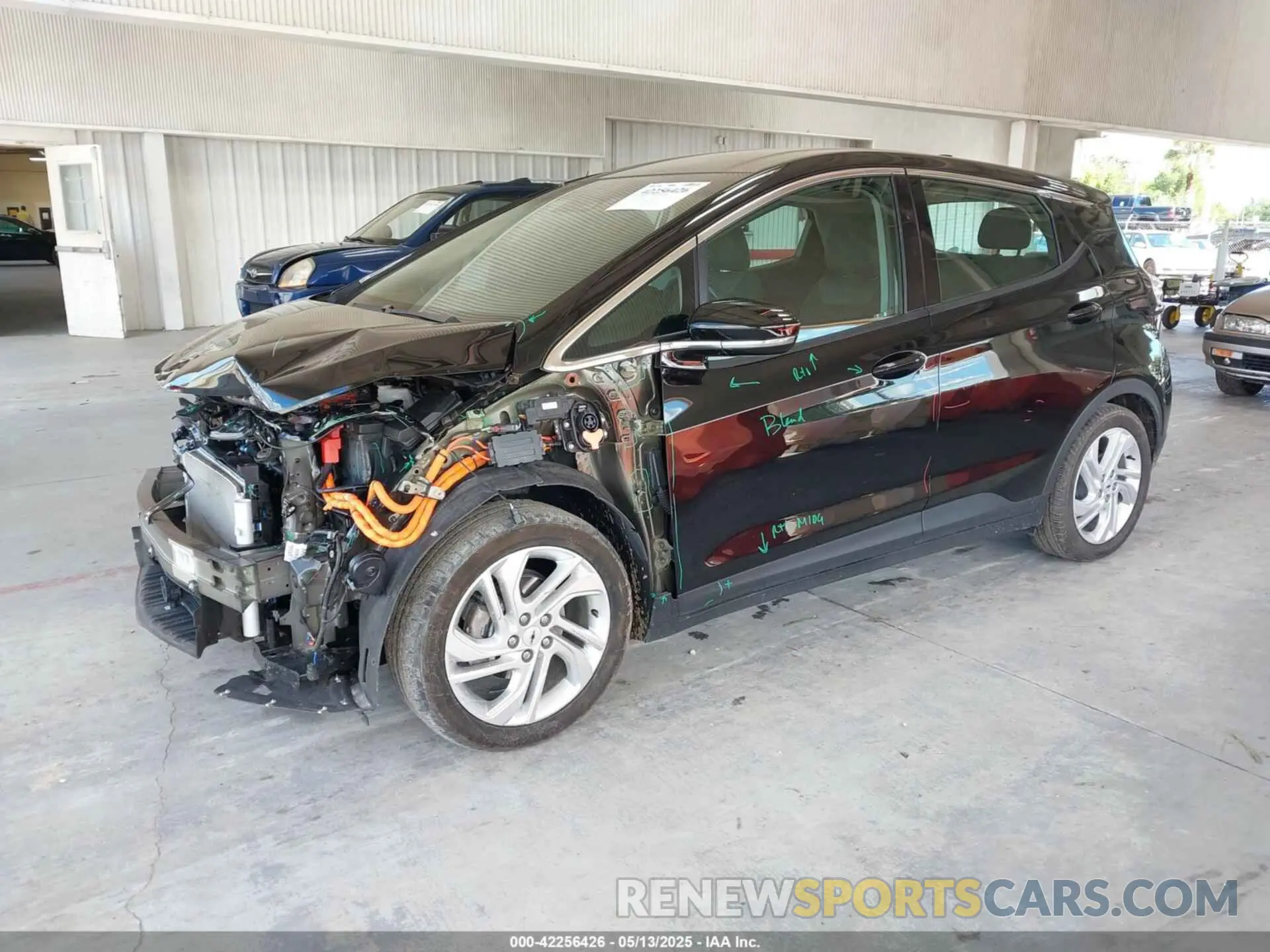 2 Photograph of a damaged car 1G1FW6S0XP4150010 CHEVROLET BOLT EV 2023