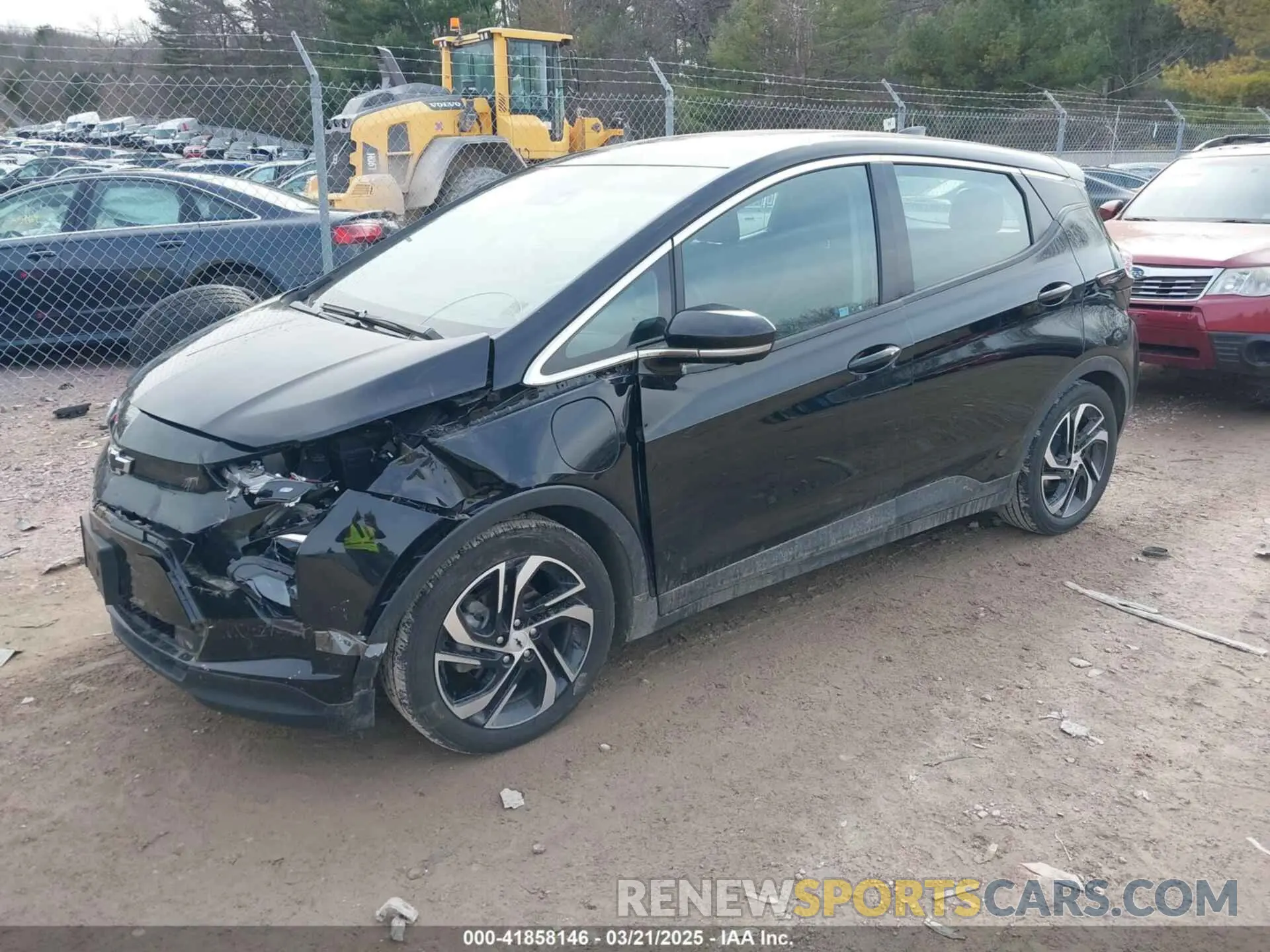 2 Photograph of a damaged car 1G1FX6S00P4191615 CHEVROLET BOLT EV 2023