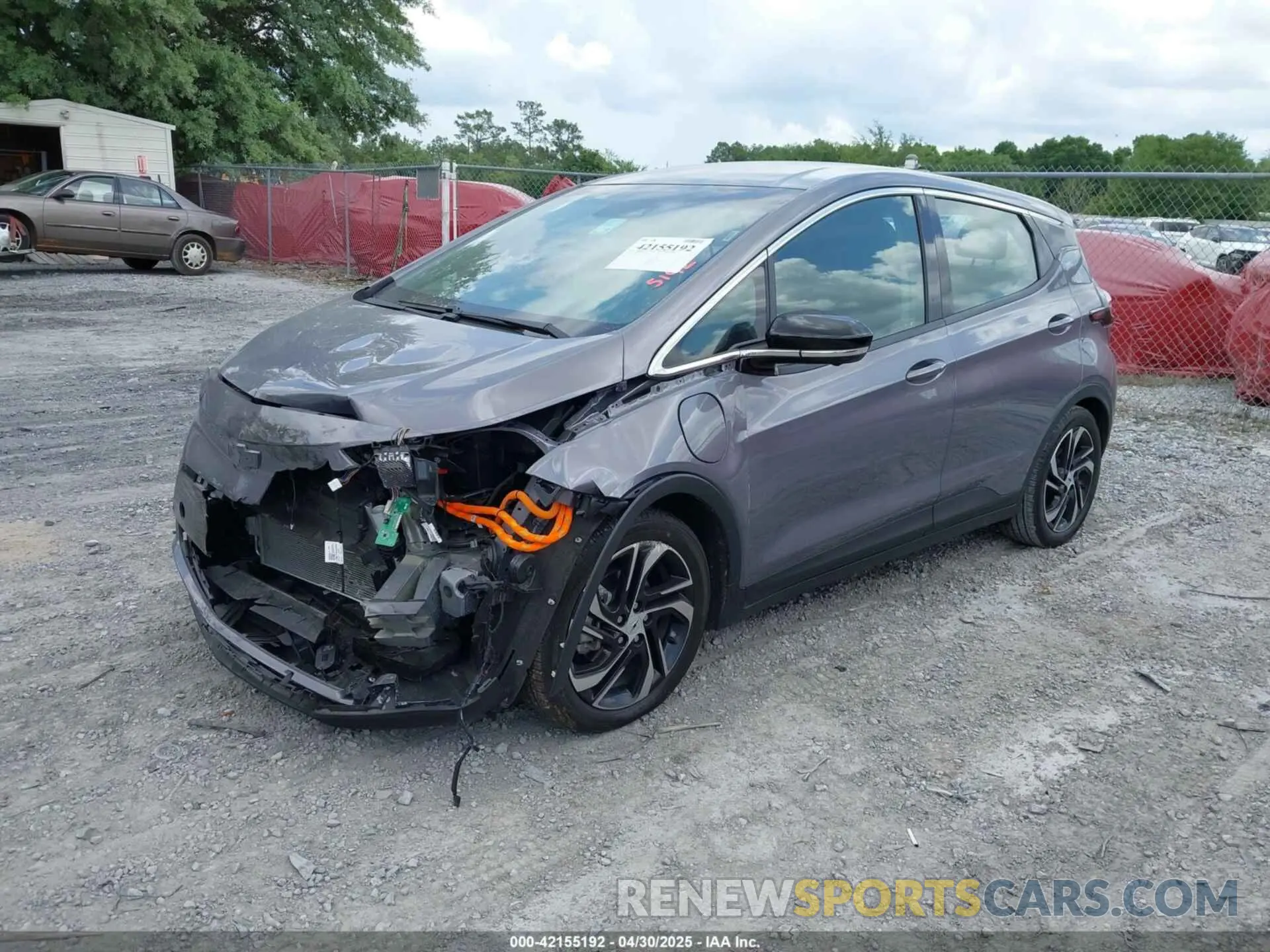 2 Фотография поврежденного автомобиля 1G1FX6S09P4189152 CHEVROLET BOLT EV 2023
