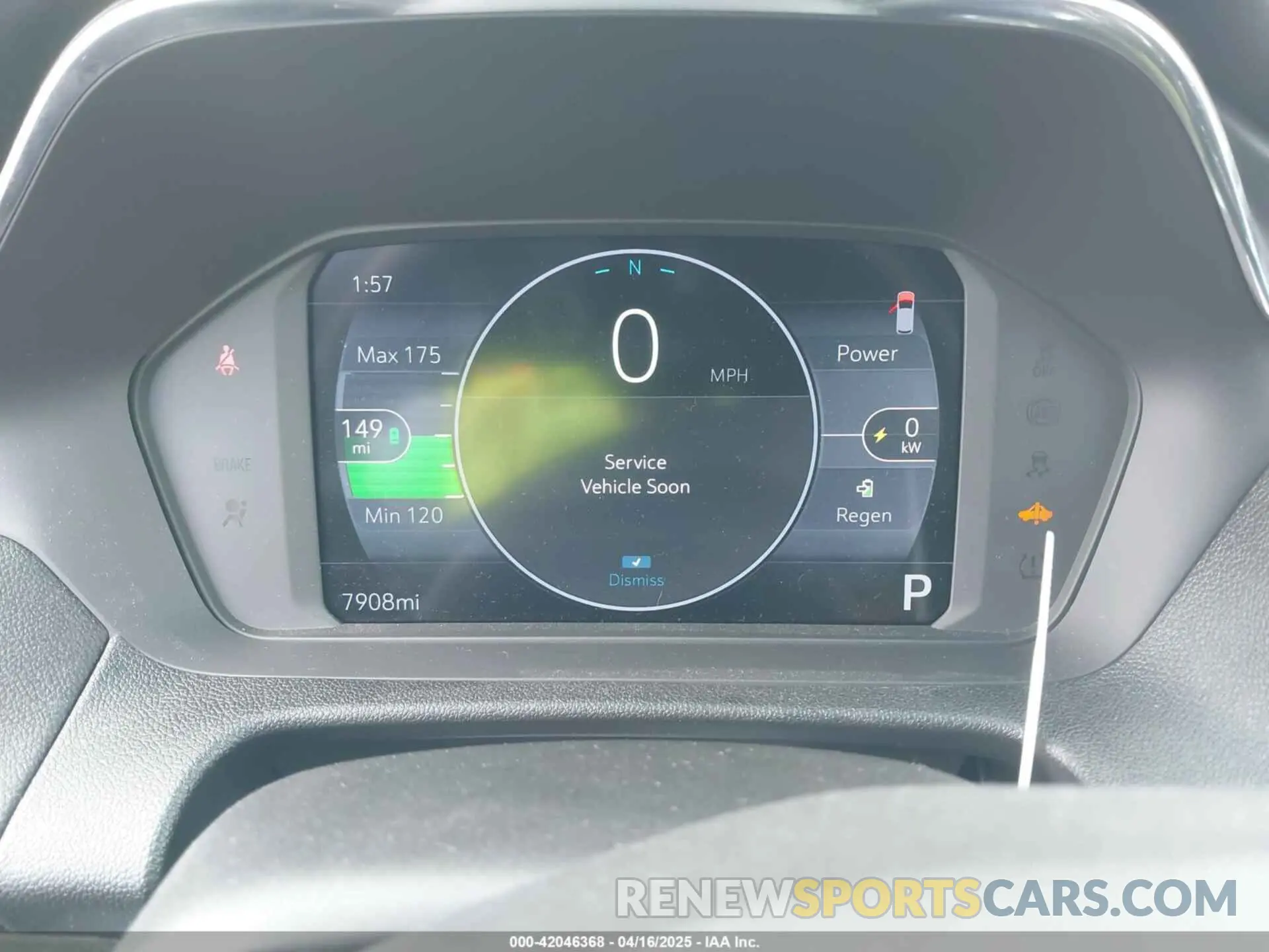 7 Photograph of a damaged car 1G1FX6S0XP4160615 CHEVROLET BOLT EV 2023