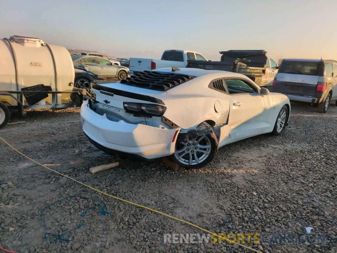 3 Photograph of a damaged car 1G1FA1RX3K0127107 CHEVROLET CAMARO 2019