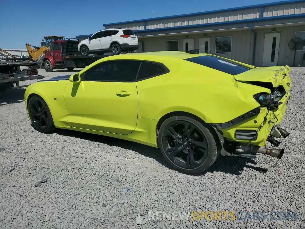 2 Photograph of a damaged car 1G1FA1RX3K0155165 CHEVROLET CAMARO 2019