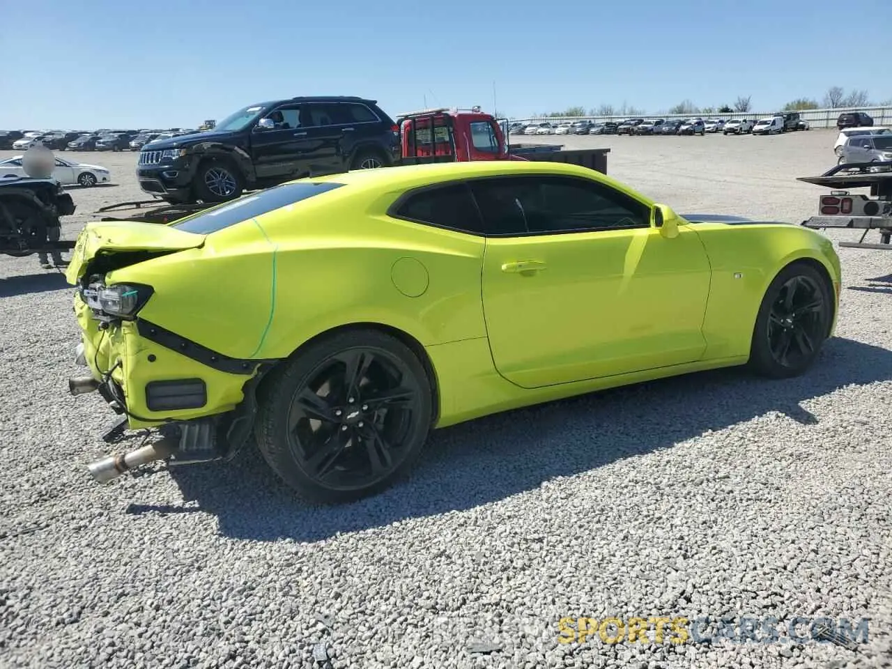 3 Photograph of a damaged car 1G1FA1RX3K0155165 CHEVROLET CAMARO 2019