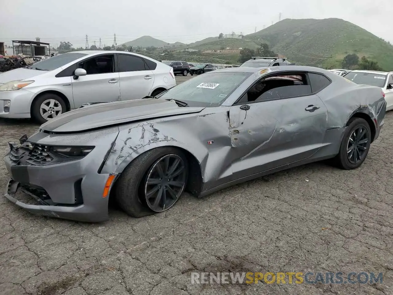 1 Photograph of a damaged car 1G1FA1RX4K0147916 CHEVROLET CAMARO 2019