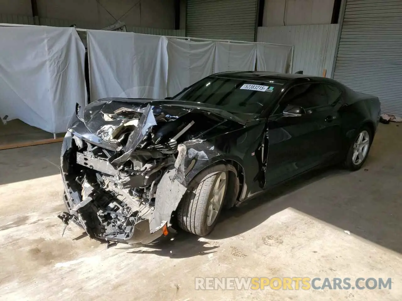 1 Photograph of a damaged car 1G1FB1RS1K0105642 CHEVROLET CAMARO 2019