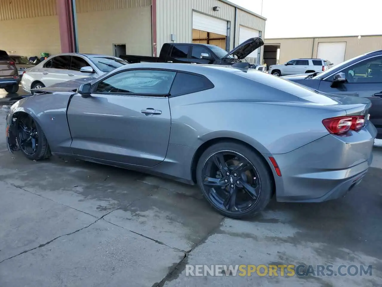 2 Photograph of a damaged car 1G1FB1RS1K0148605 CHEVROLET CAMARO 2019