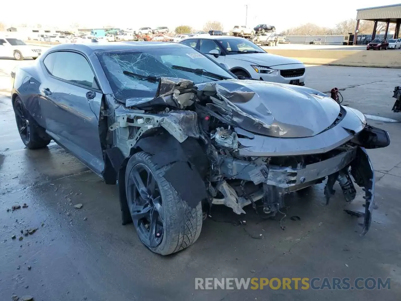 4 Photograph of a damaged car 1G1FB1RS1K0148605 CHEVROLET CAMARO 2019