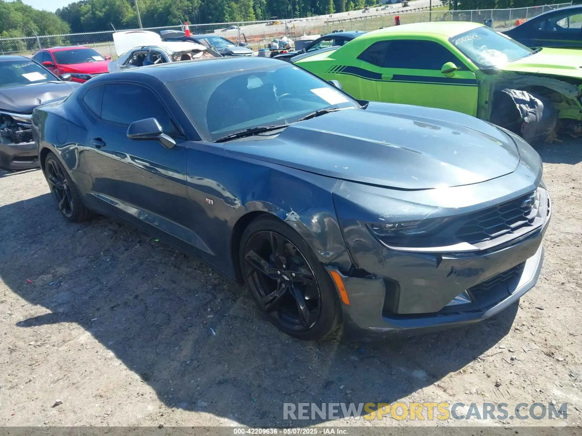 1 Photograph of a damaged car 1G1FB1RS6K0151533 CHEVROLET CAMARO 2019