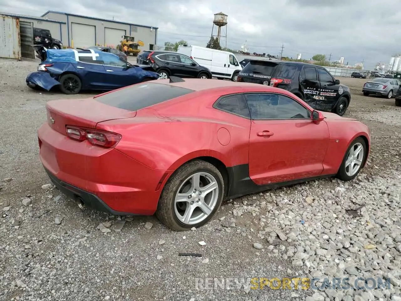 3 Photograph of a damaged car 1G1FB1RS8K0108893 CHEVROLET CAMARO 2019