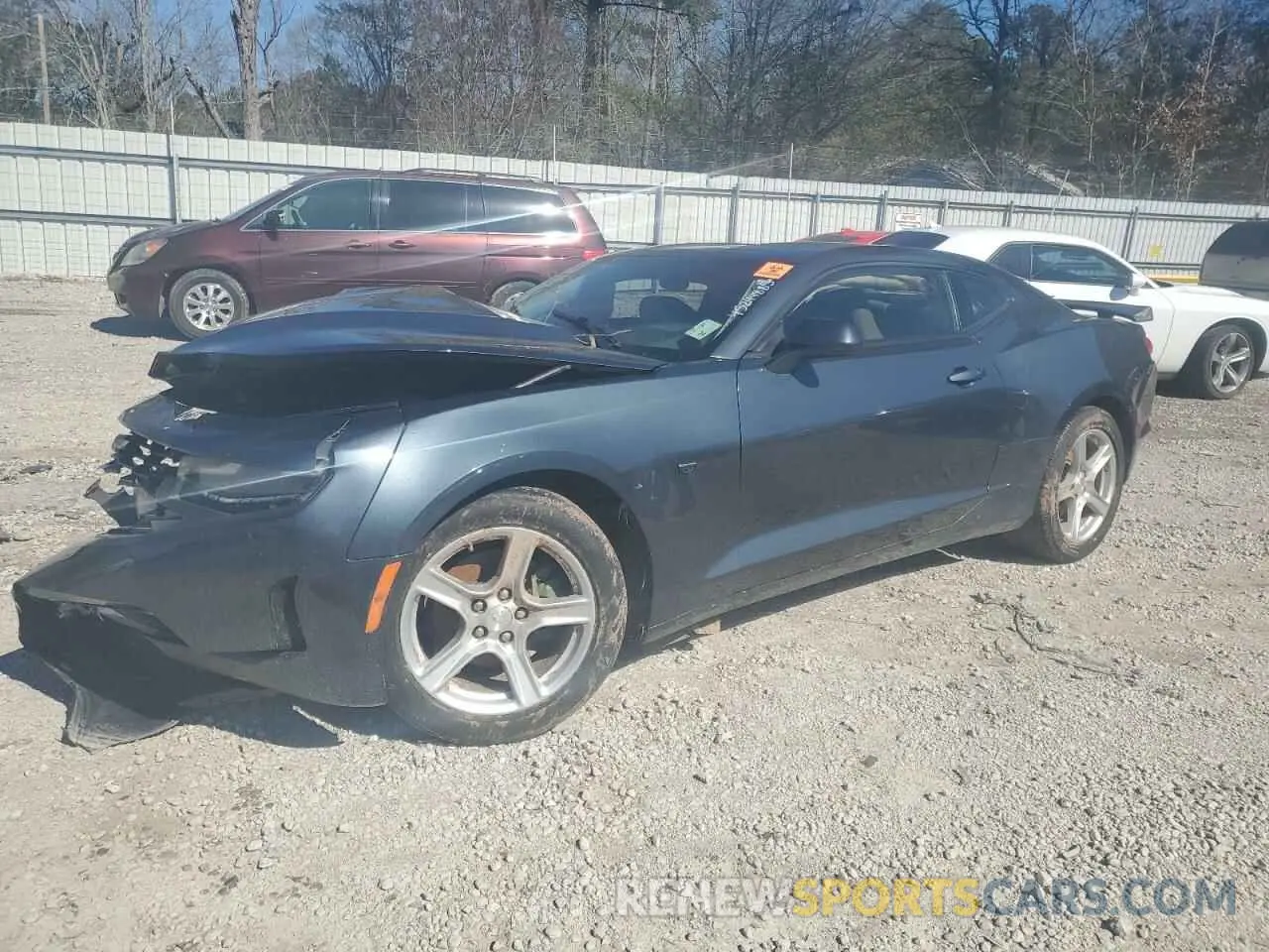 1 Photograph of a damaged car 1G1FB1RS8K0110806 CHEVROLET CAMARO 2019