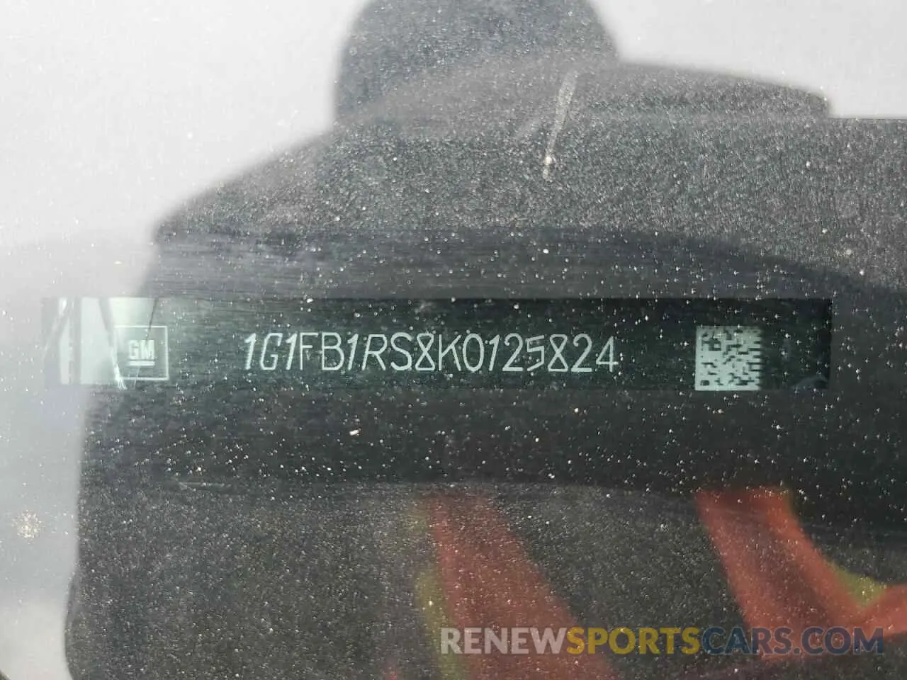 12 Photograph of a damaged car 1G1FB1RS8K0125824 CHEVROLET CAMARO 2019