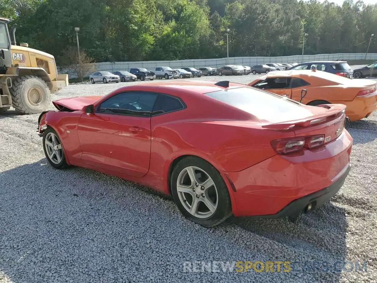 2 Photograph of a damaged car 1G1FB1RX1K0117219 CHEVROLET CAMARO 2019