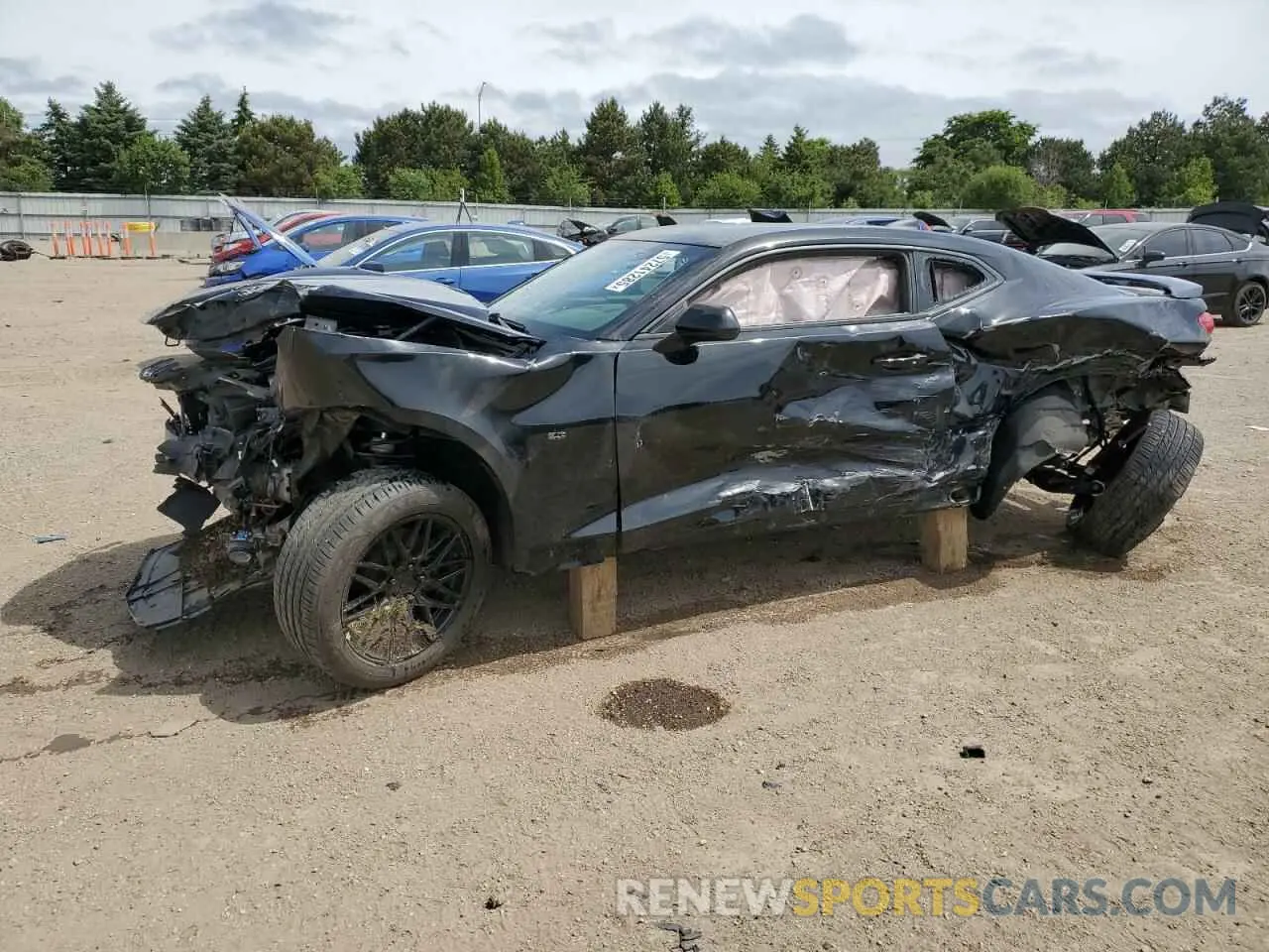 1 Фотография поврежденного автомобиля 1G1FB1RX1K0119598 CHEVROLET CAMARO 2019