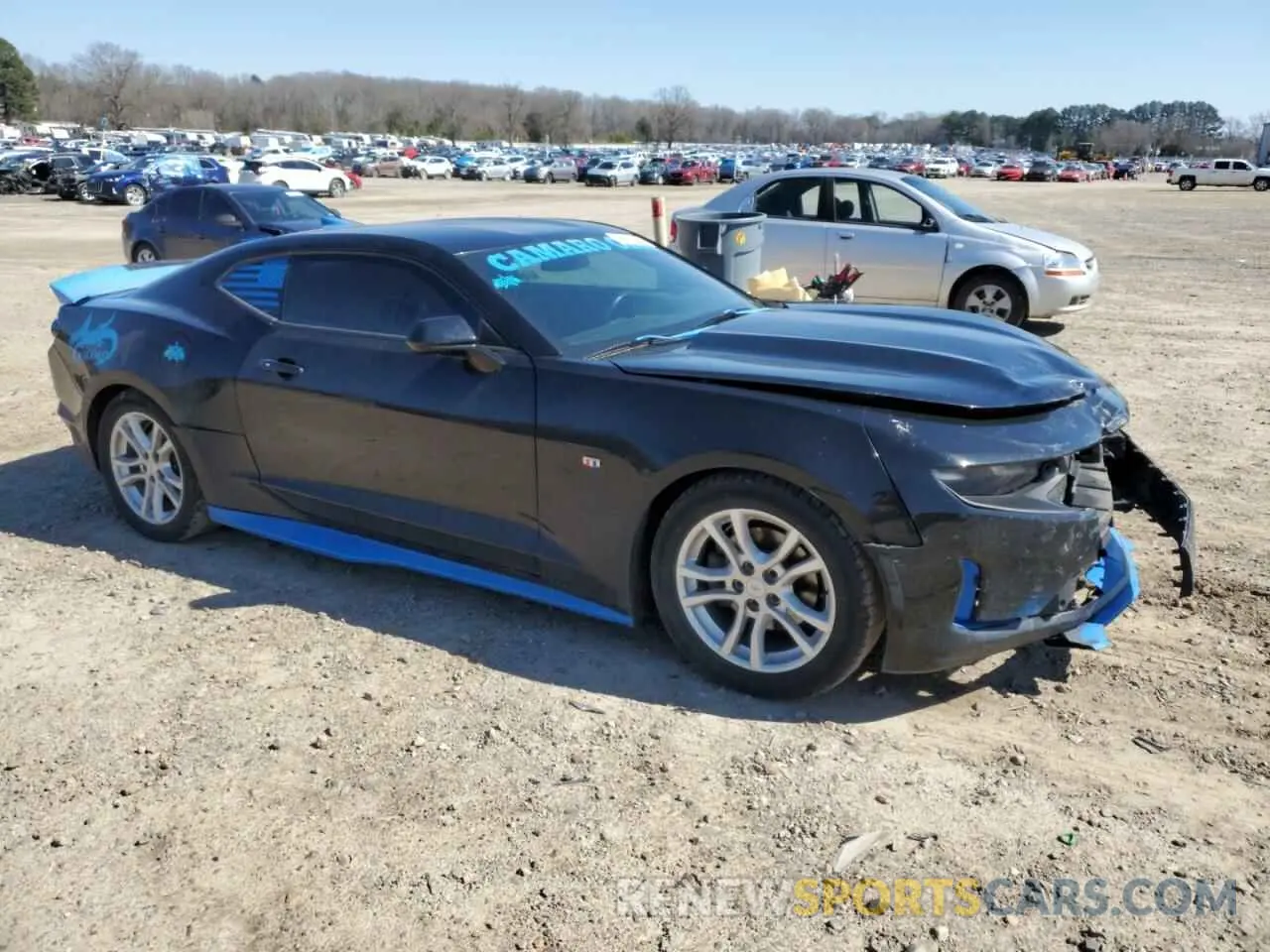 4 Photograph of a damaged car 1G1FB1RX3K0137858 CHEVROLET CAMARO 2019