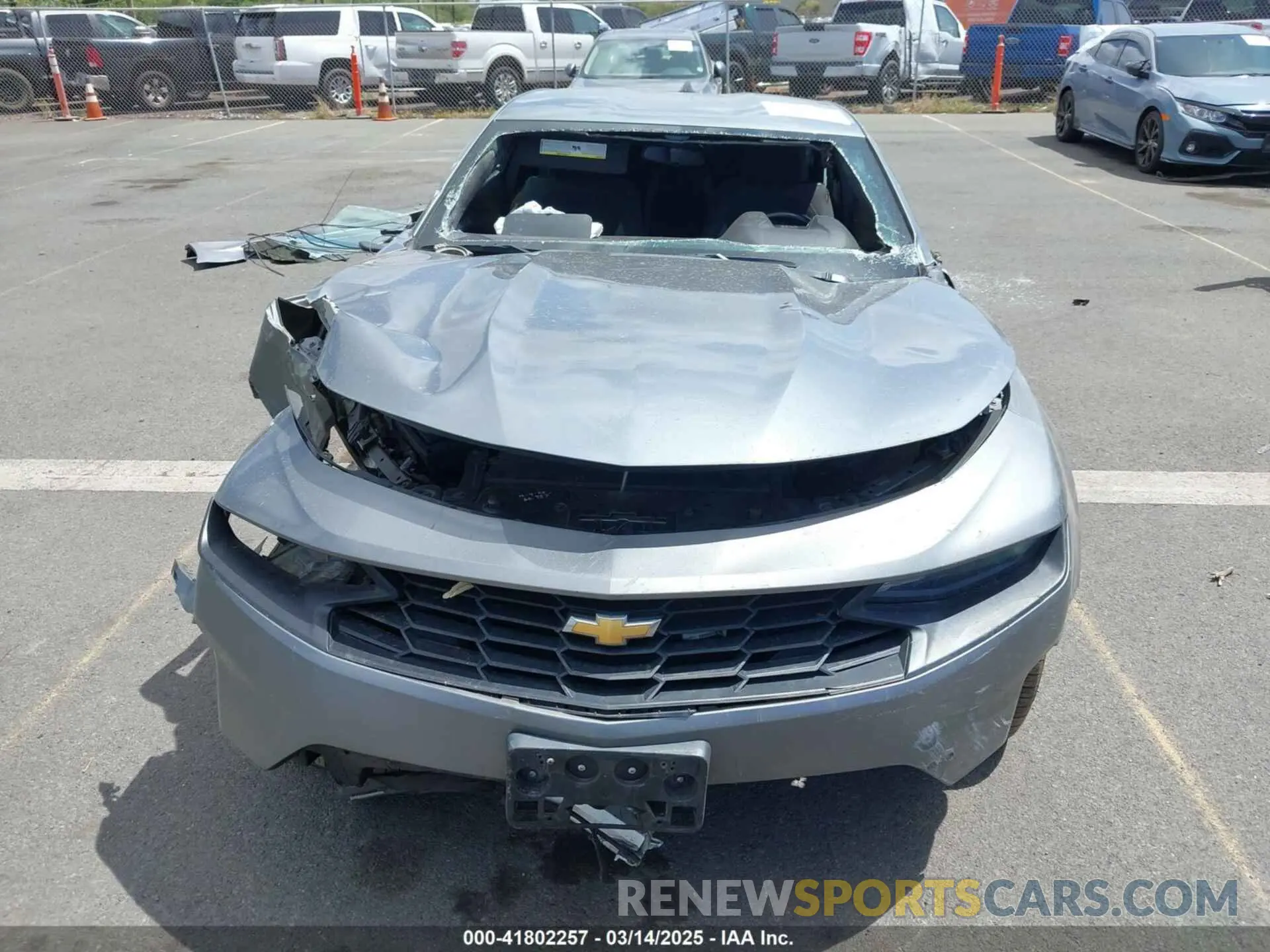 12 Photograph of a damaged car 1G1FB1RX4K0122379 CHEVROLET CAMARO 2019